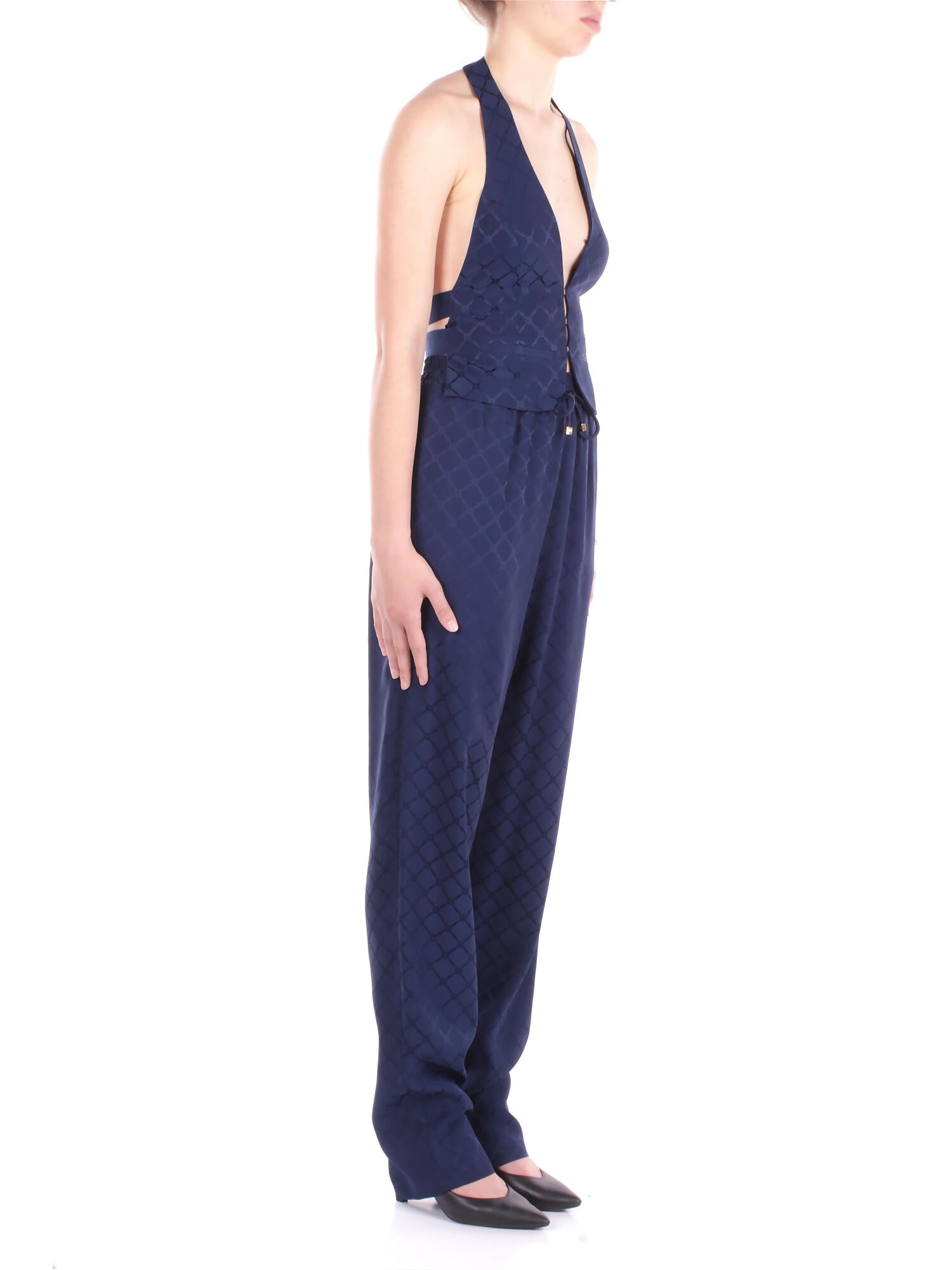 Image of ELISABETTA FRANCHI Donna Pantalone PA09152E2 DC8  Oltremare