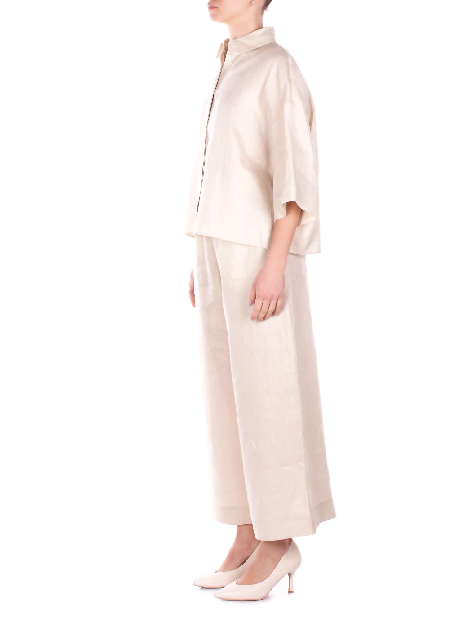 MAX MARA Donna Pantalone 2616131028600 011 Mml canneti Latte