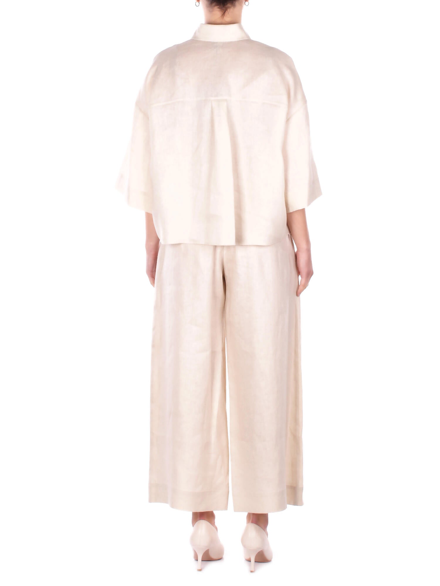 Image of MAX MARA Donna Pantalone 2616131028600 011 Mml canneti Latte