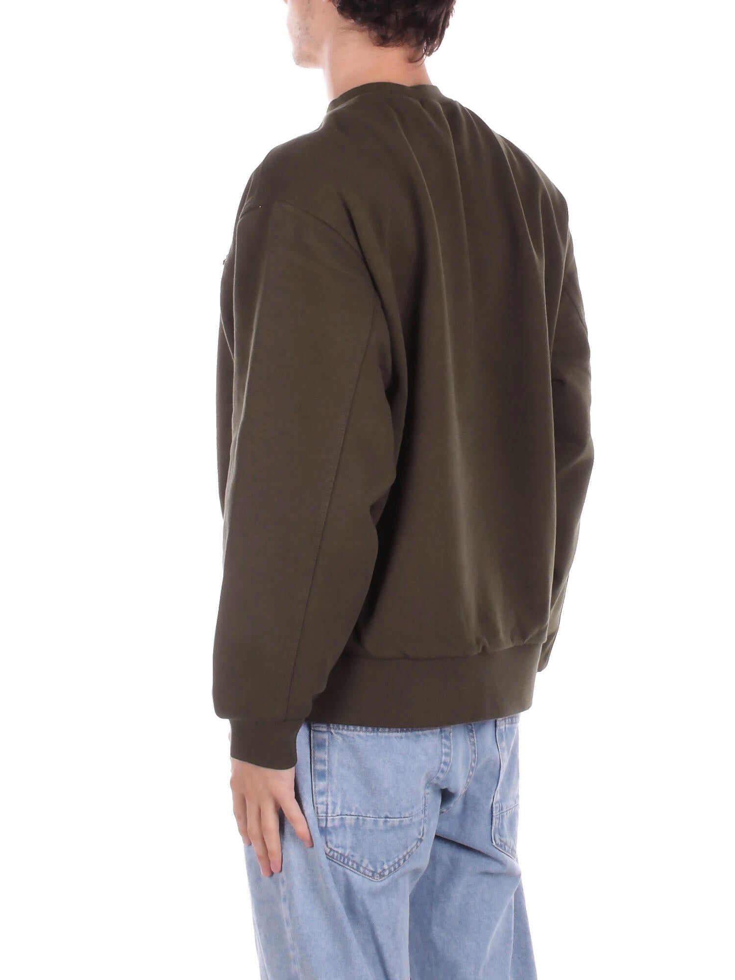 CARHARTT WIP Uomo Felpa I035547 4906 Detroi sweatshirt Oliva