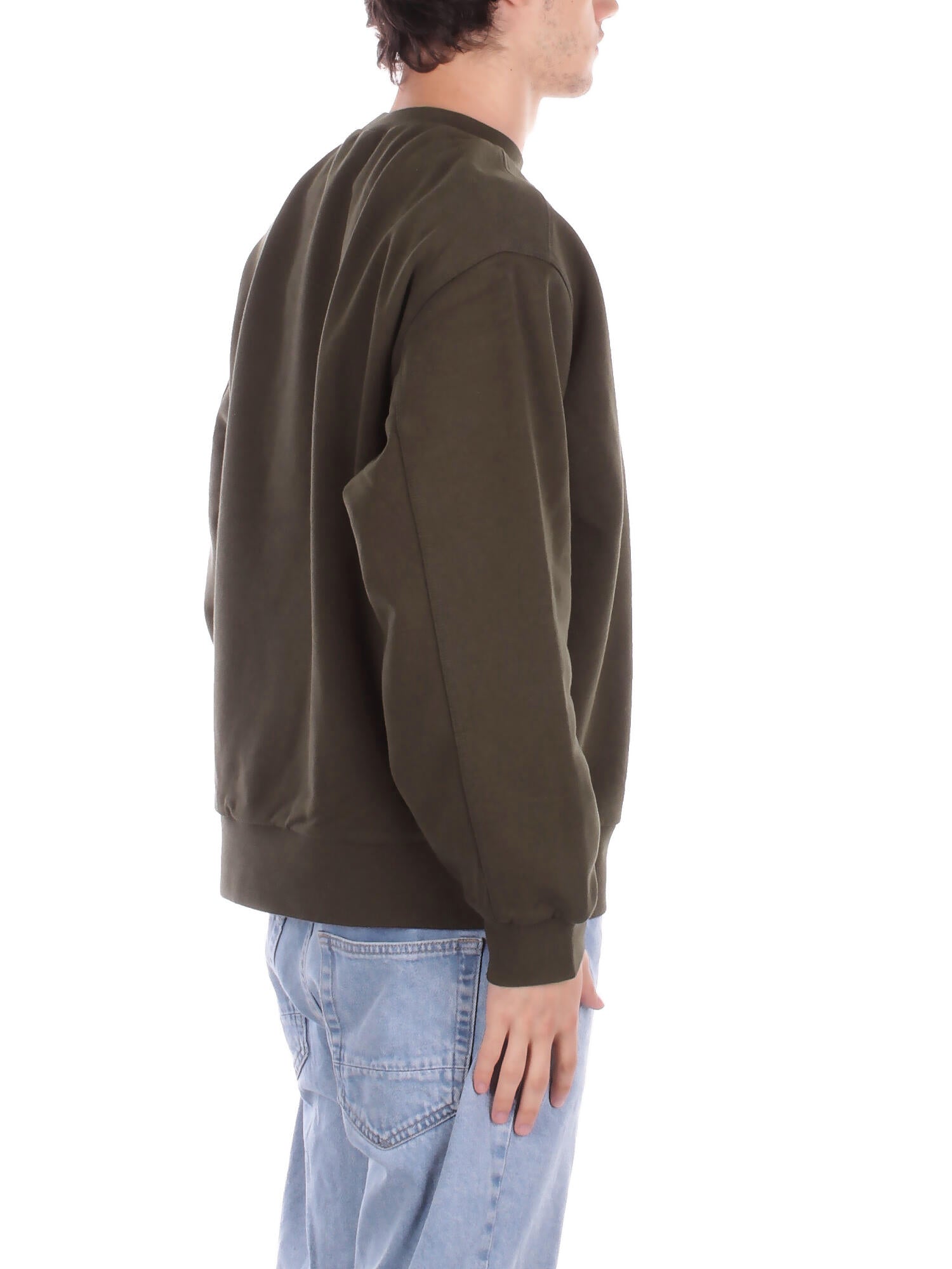 CARHARTT WIP Uomo Felpa I035547 4906 Detroi sweatshirt Oliva