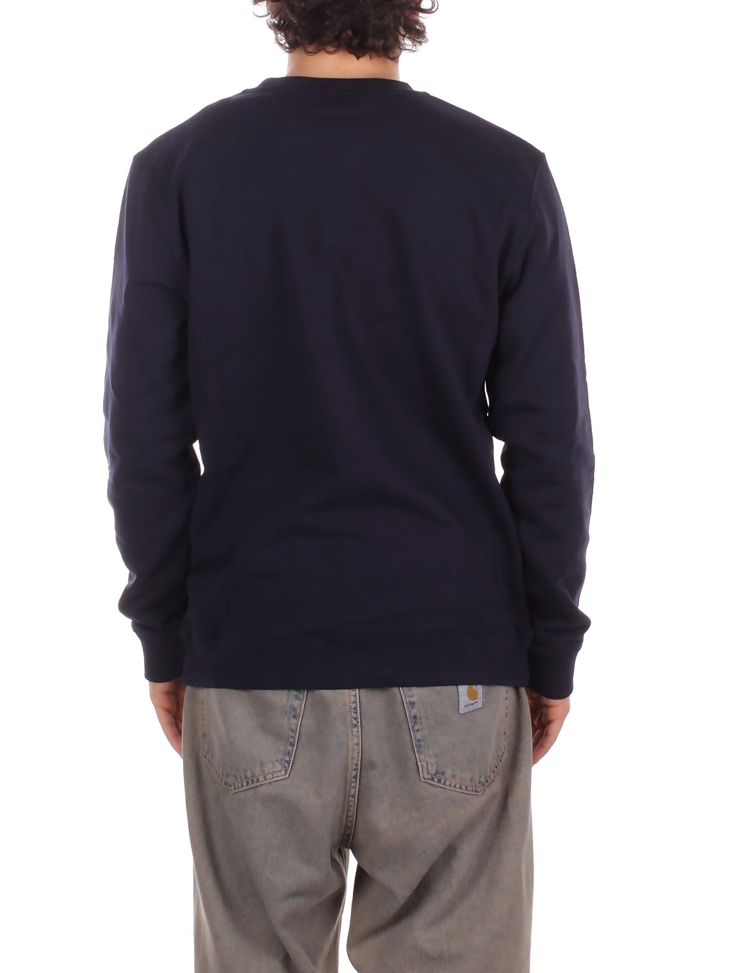 DONDUP Uomo Felpa UF641KF0196U 890 Felpa regular in felpa cotone Blu
