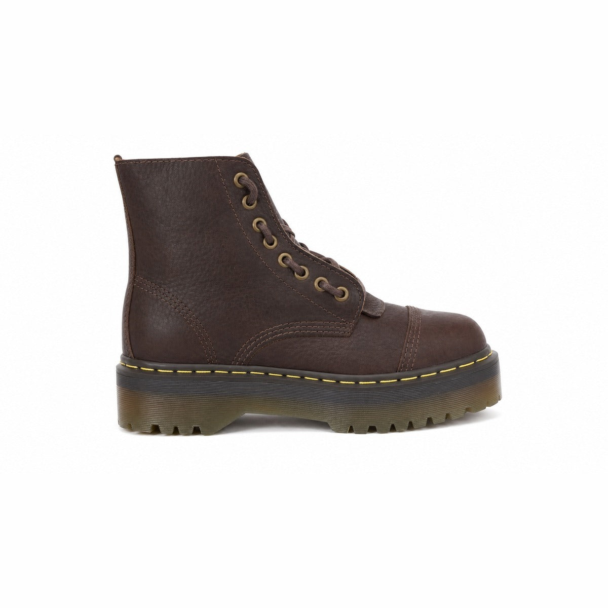 Stivaletti Donna DR. MARTENS Sinclair Ambassador in Pelle Dark Brown