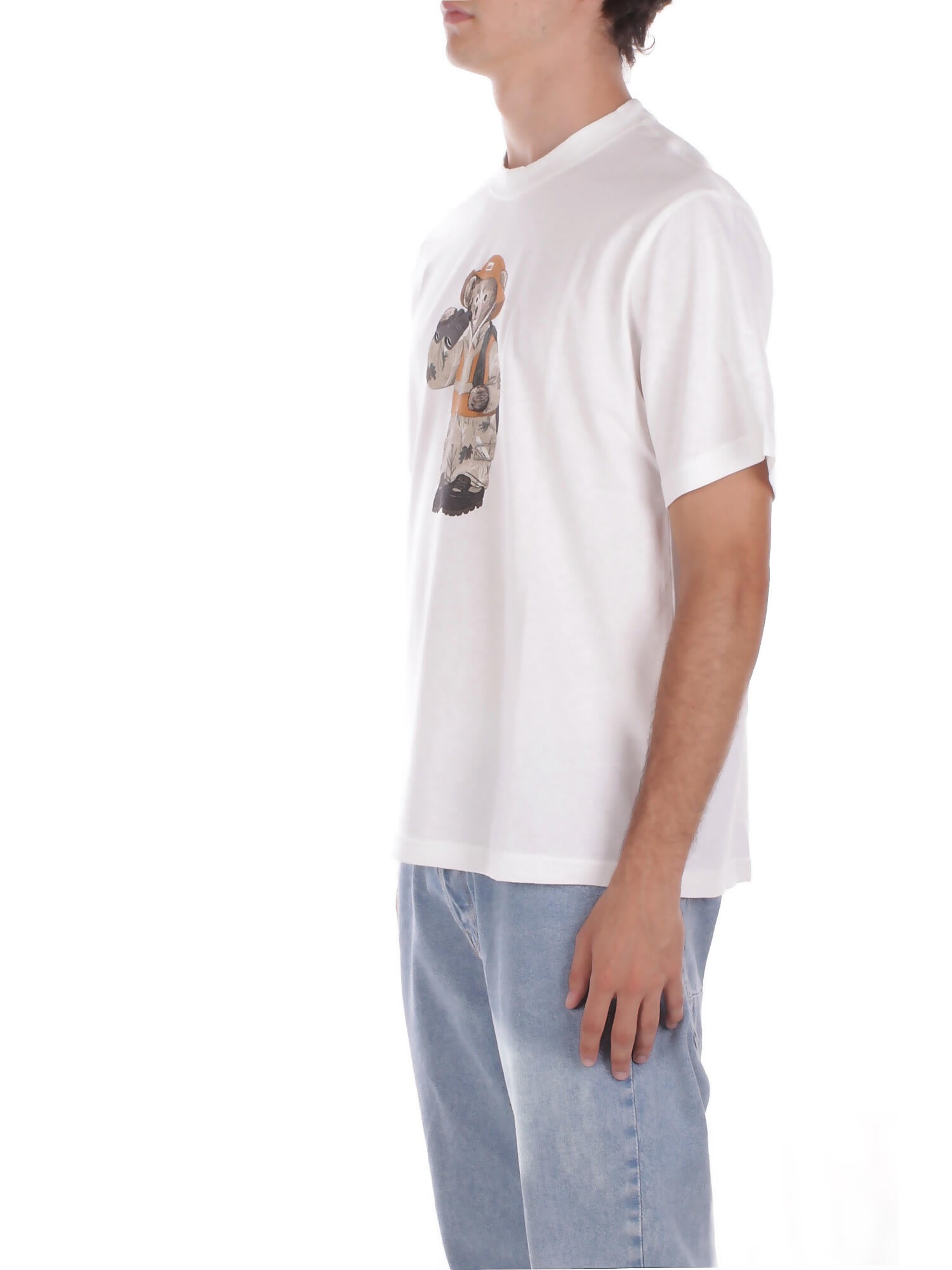 MARKET Uomo T-shirt F5MKMATH050 001 Jersey t-shirt man White
