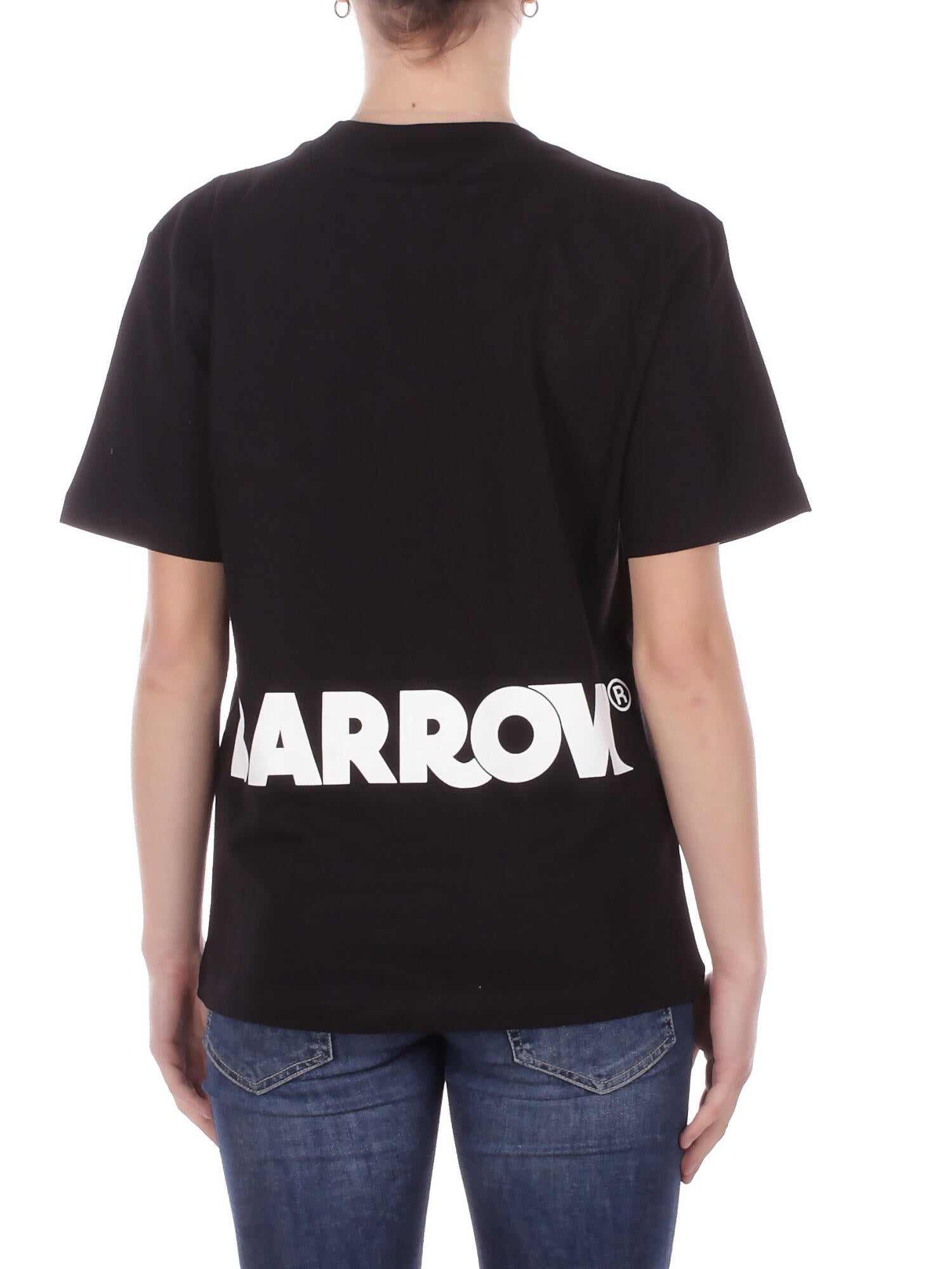 BARROW Unisex T-shirt S6BWUATH003 11006 Jersey t-shirt Black white