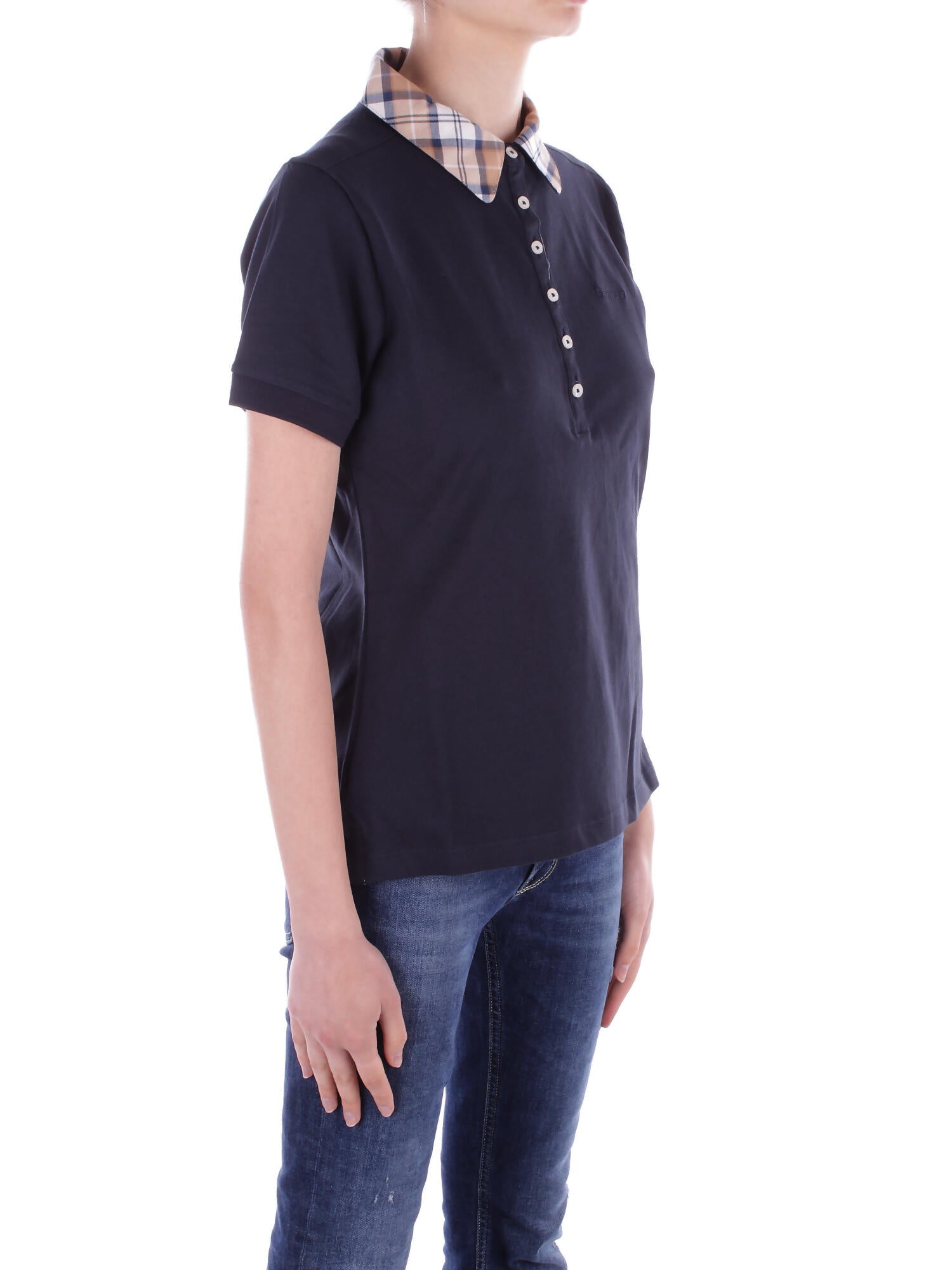 Image of BARBOUR Donna Polo LML0633 NY13 Malvern top Navy