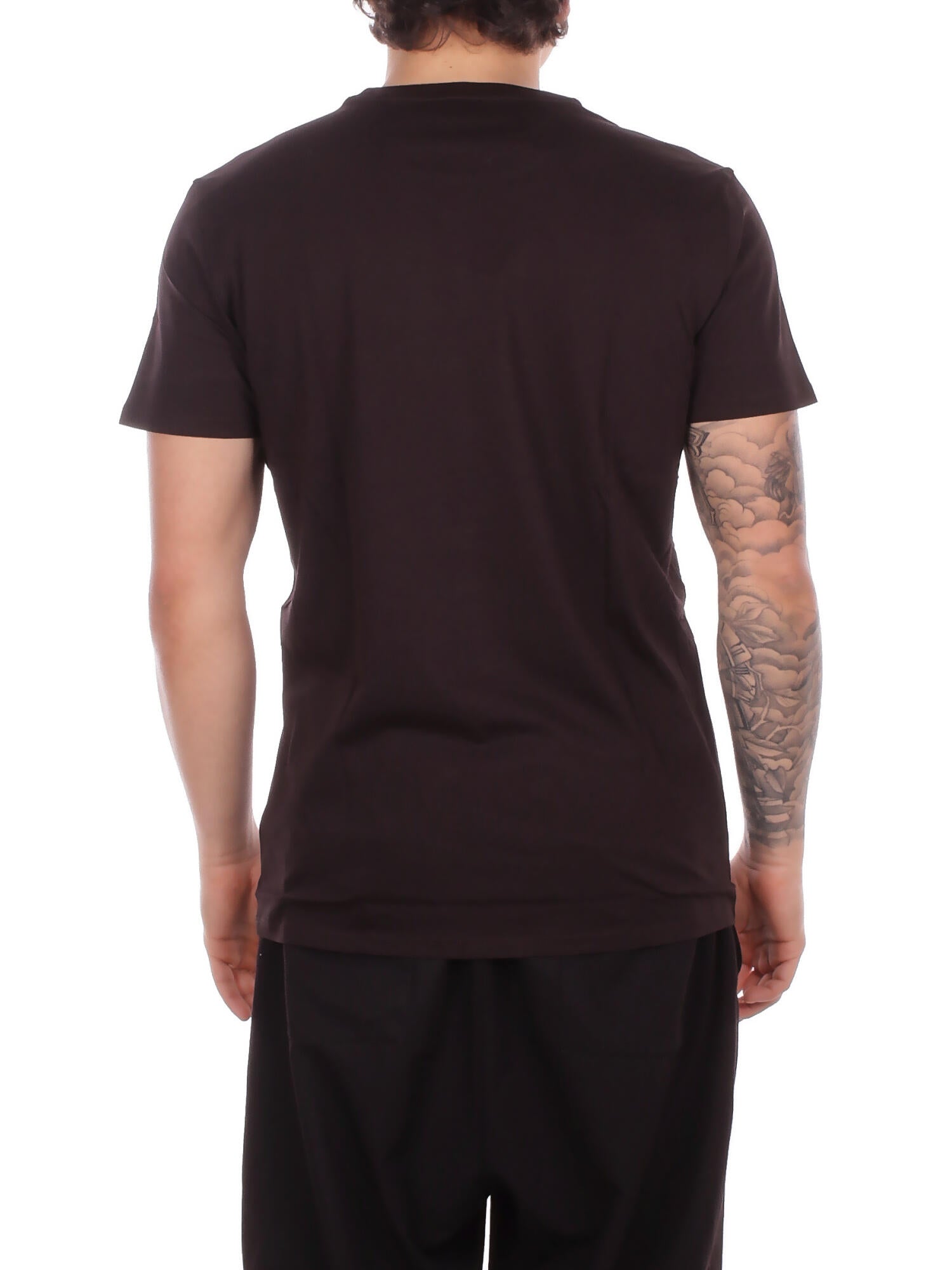 LACOSTE Uomo T-shirt TH6709 3LA Tee shirt Marrone