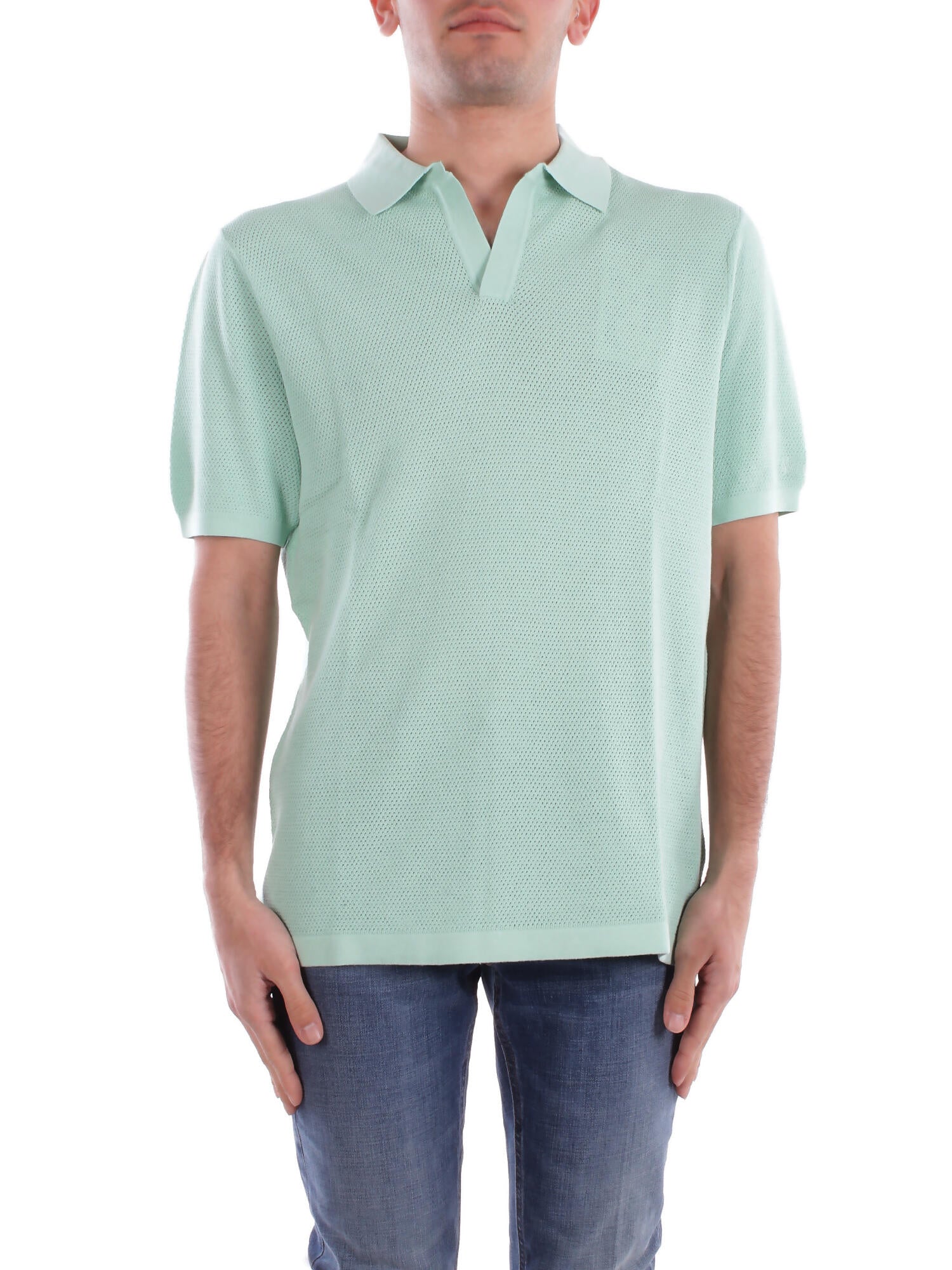 MC2 SAINT BARTH Uomo Polo SLO0001 01412H 53 Sloan mesh Sage