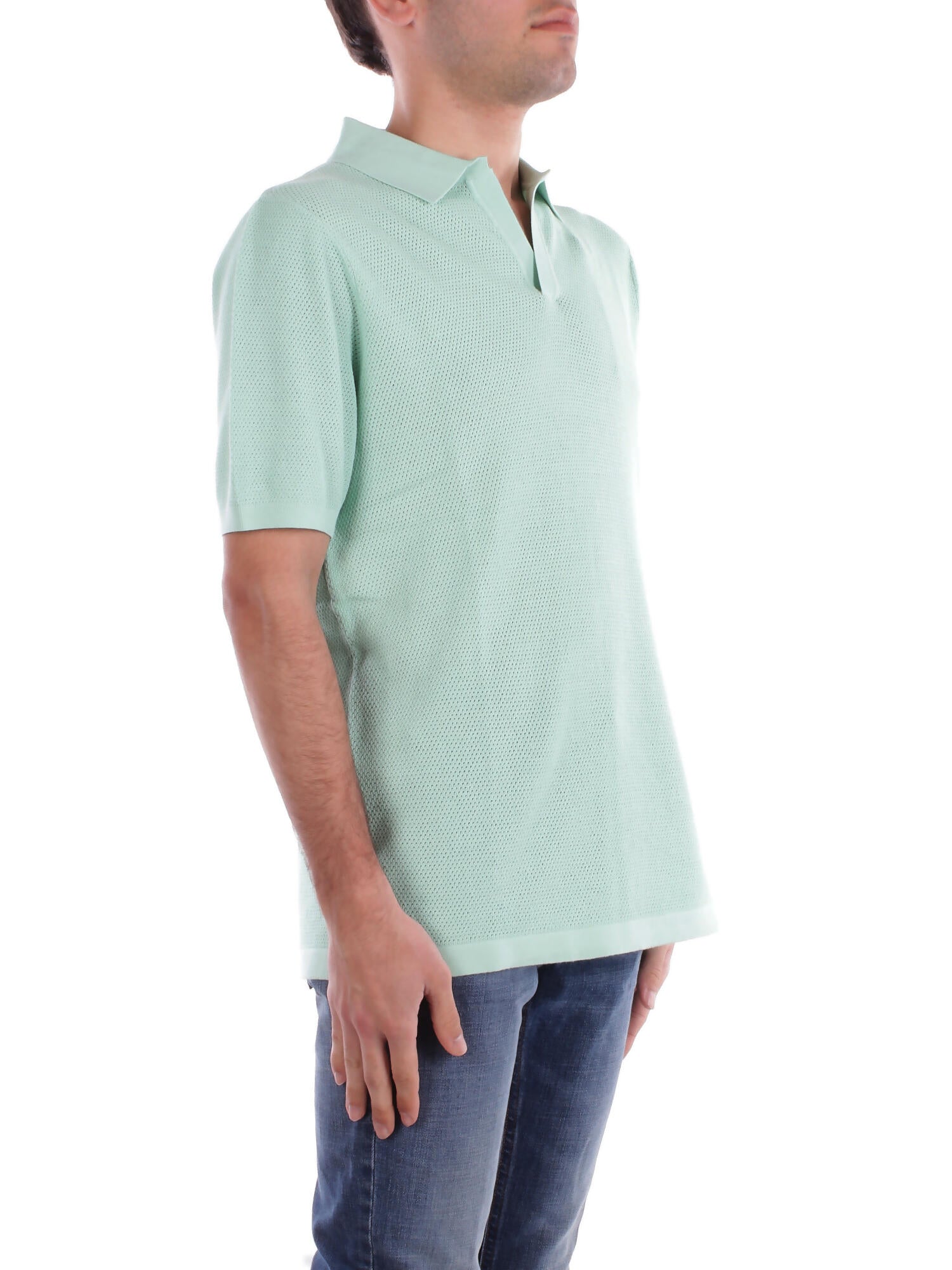 MC2 SAINT BARTH Uomo Polo SLO0001 01412H 53 Sloan mesh Sage