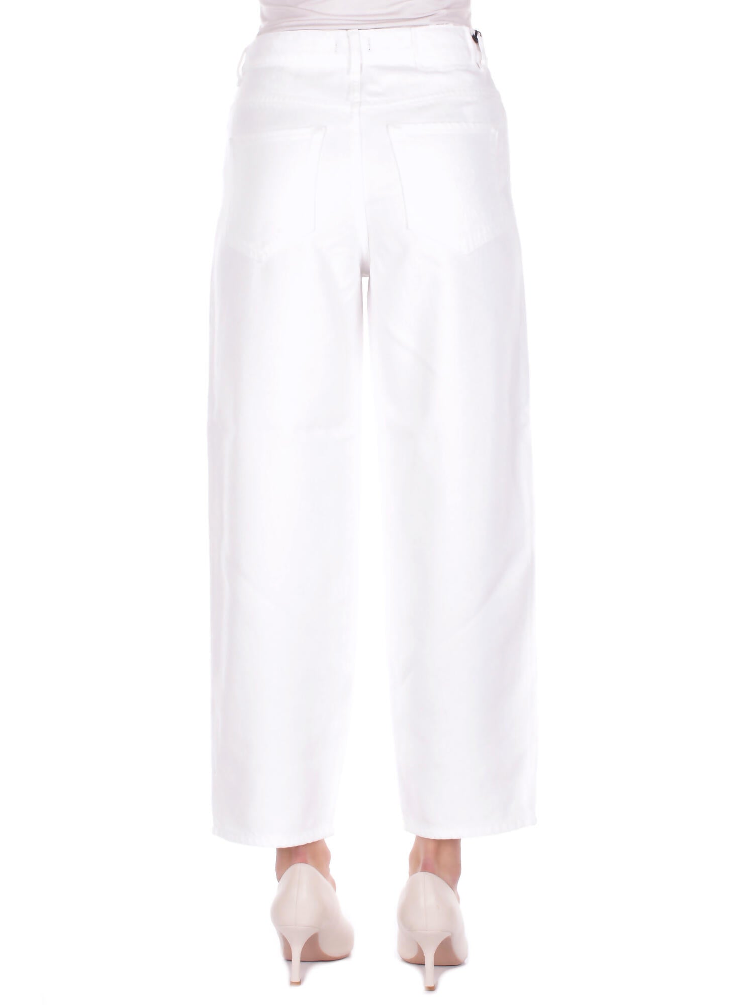 Image of PINKO Donna Pantalone 103857A3E1 Z04 Estelle egg bull slegato Bianco