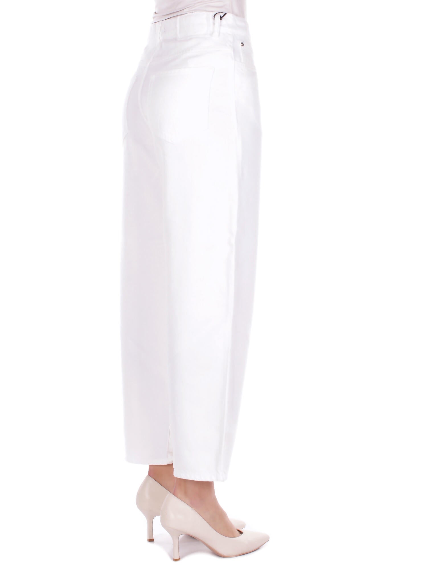 Image of PINKO Donna Pantalone 103857A3E1 Z04 Estelle egg bull slegato Bianco