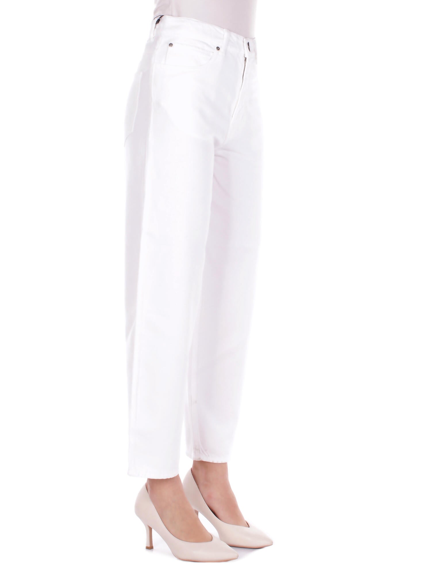 Image of PINKO Donna Pantalone 103857A3E1 Z04 Estelle egg bull slegato Bianco