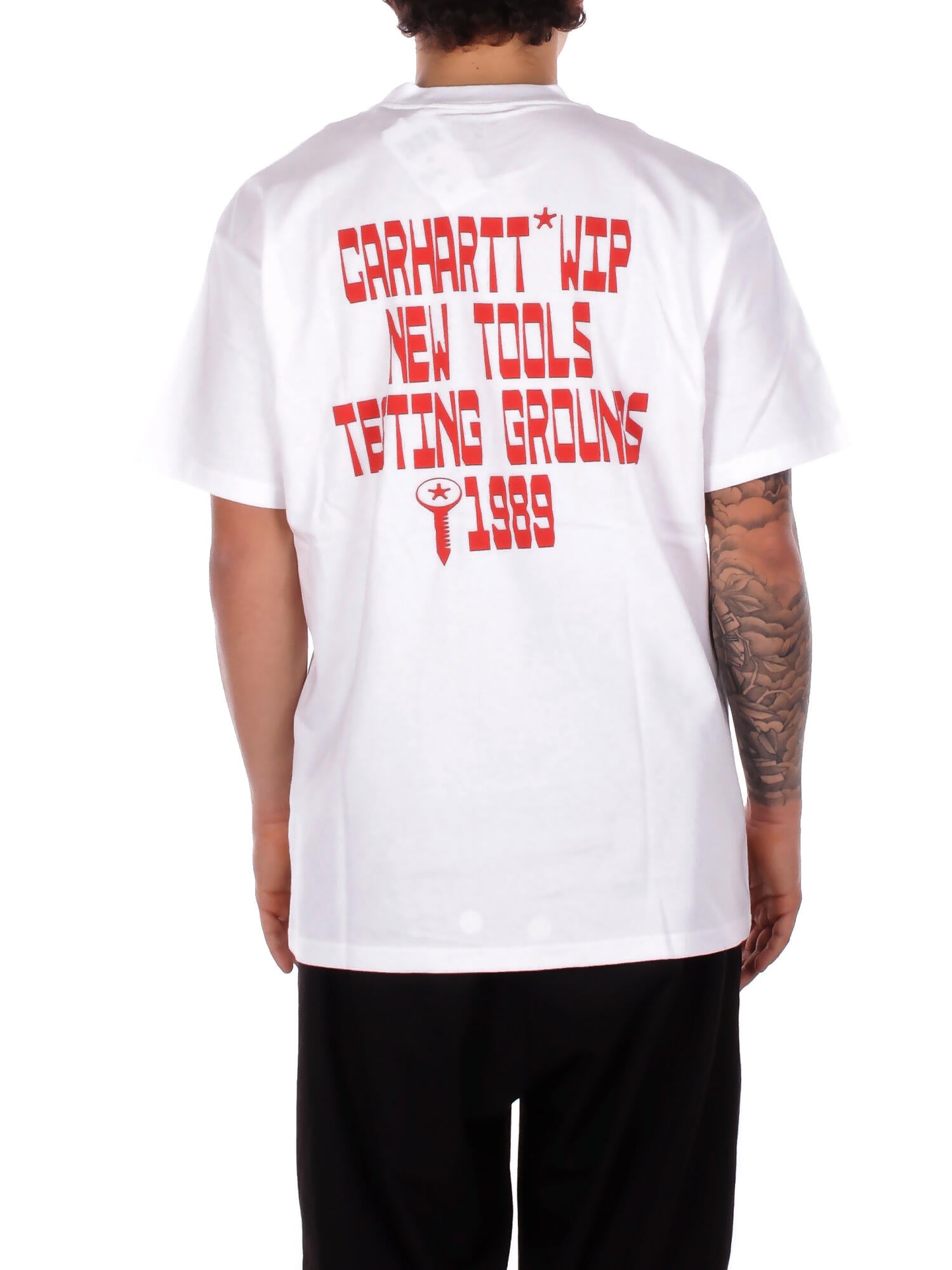 CARHARTT WIP Uomo T-shirt I036231 02XX S\s blocks t-shirt White