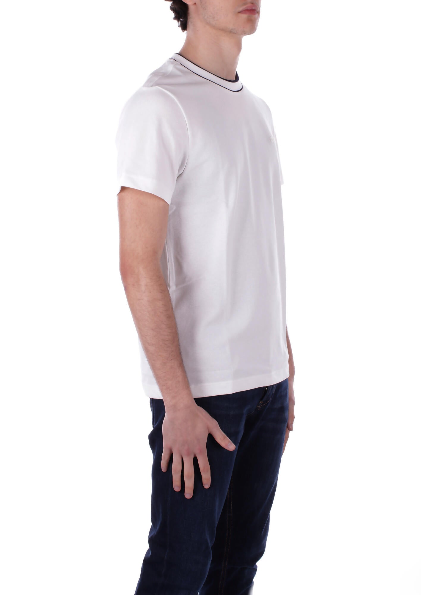 Image of LACOSTE Uomo Maglia TH8174 70V Tee shirt Farina