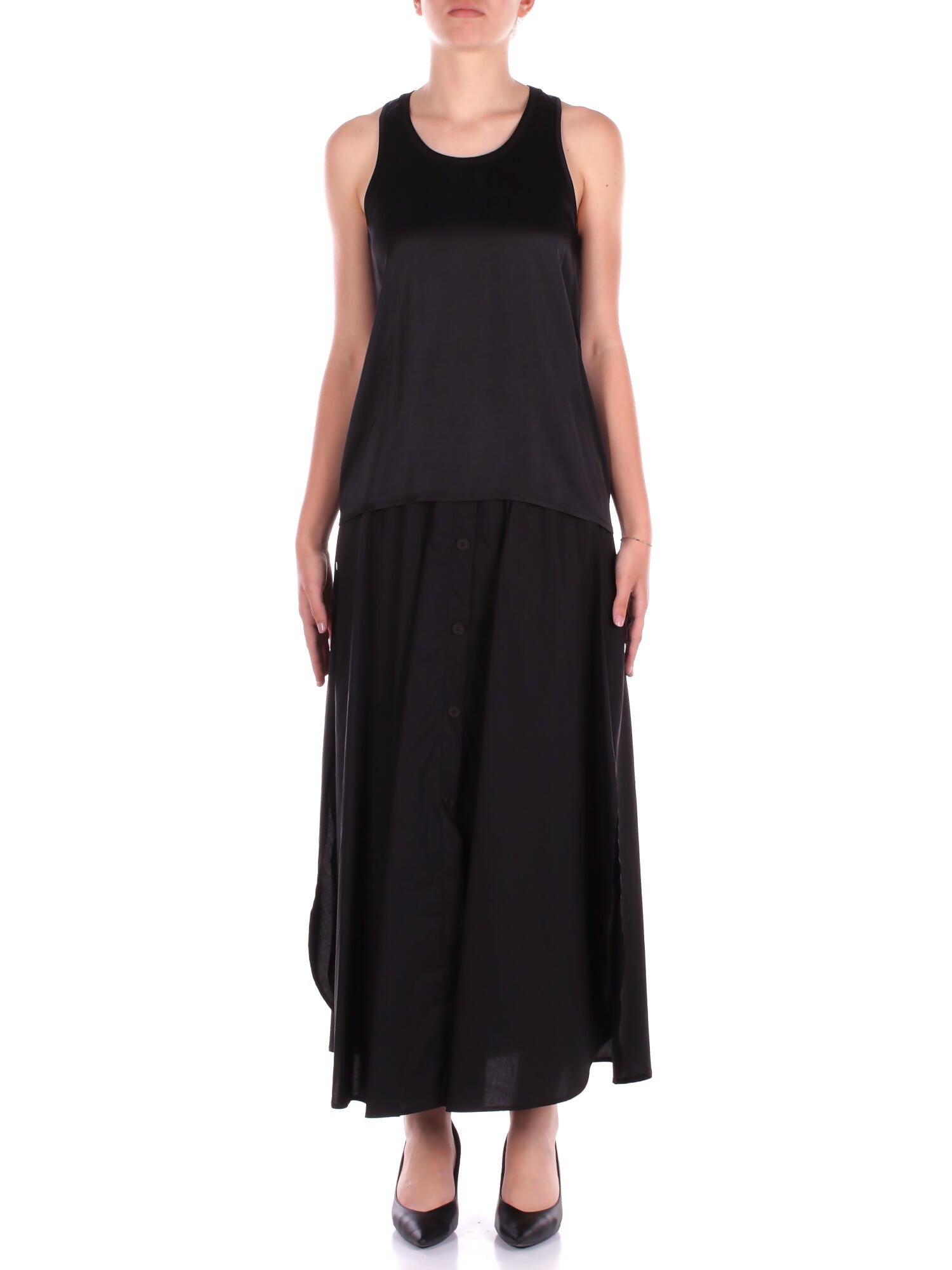 MANILA GRACE Donna Canotta Y043VU MA001 Canotta Nero