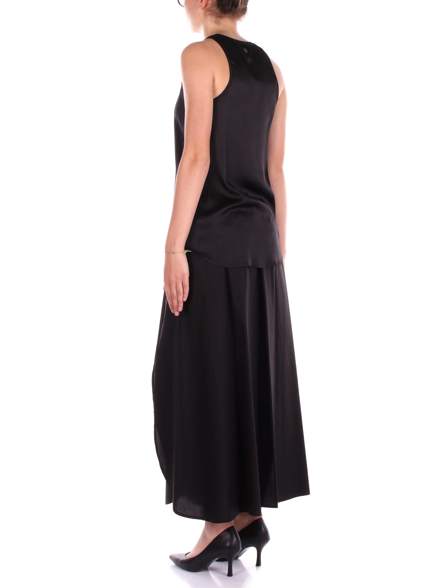 Image of MANILA GRACE Donna Canotta Y043VU MA001 Canotta Nero