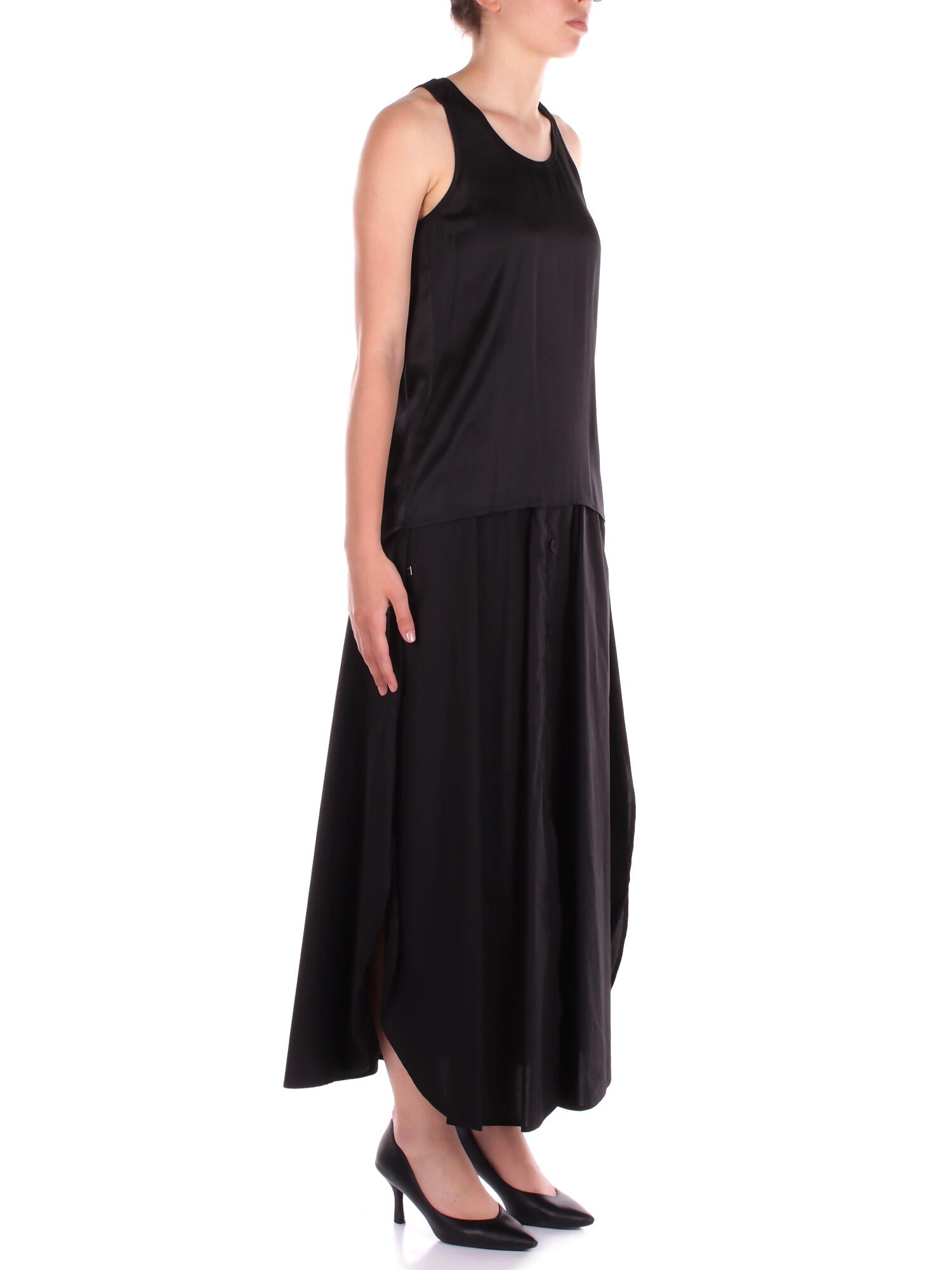 Image of MANILA GRACE Donna Canotta Y043VU MA001 Canotta Nero