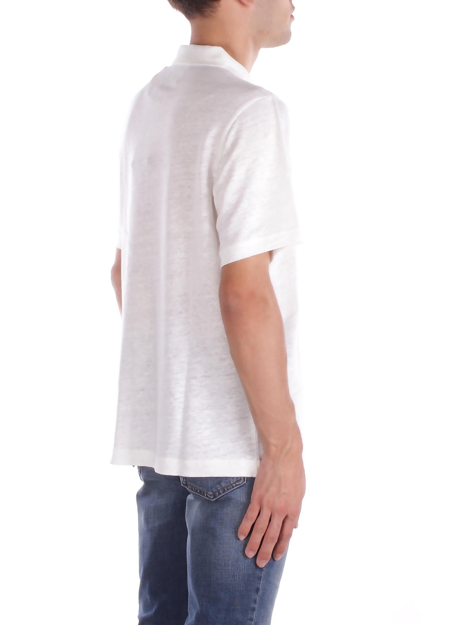 Image of MC2 SAINT BARTH Uomo Polo FRS0001 00032H 01N Fraser White
