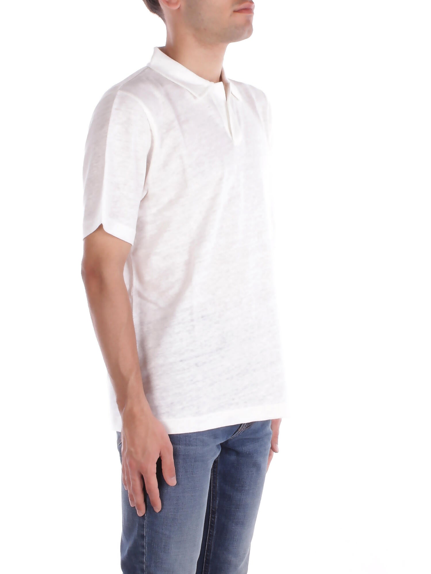 Image of MC2 SAINT BARTH Uomo Polo FRS0001 00032H 01N Fraser White