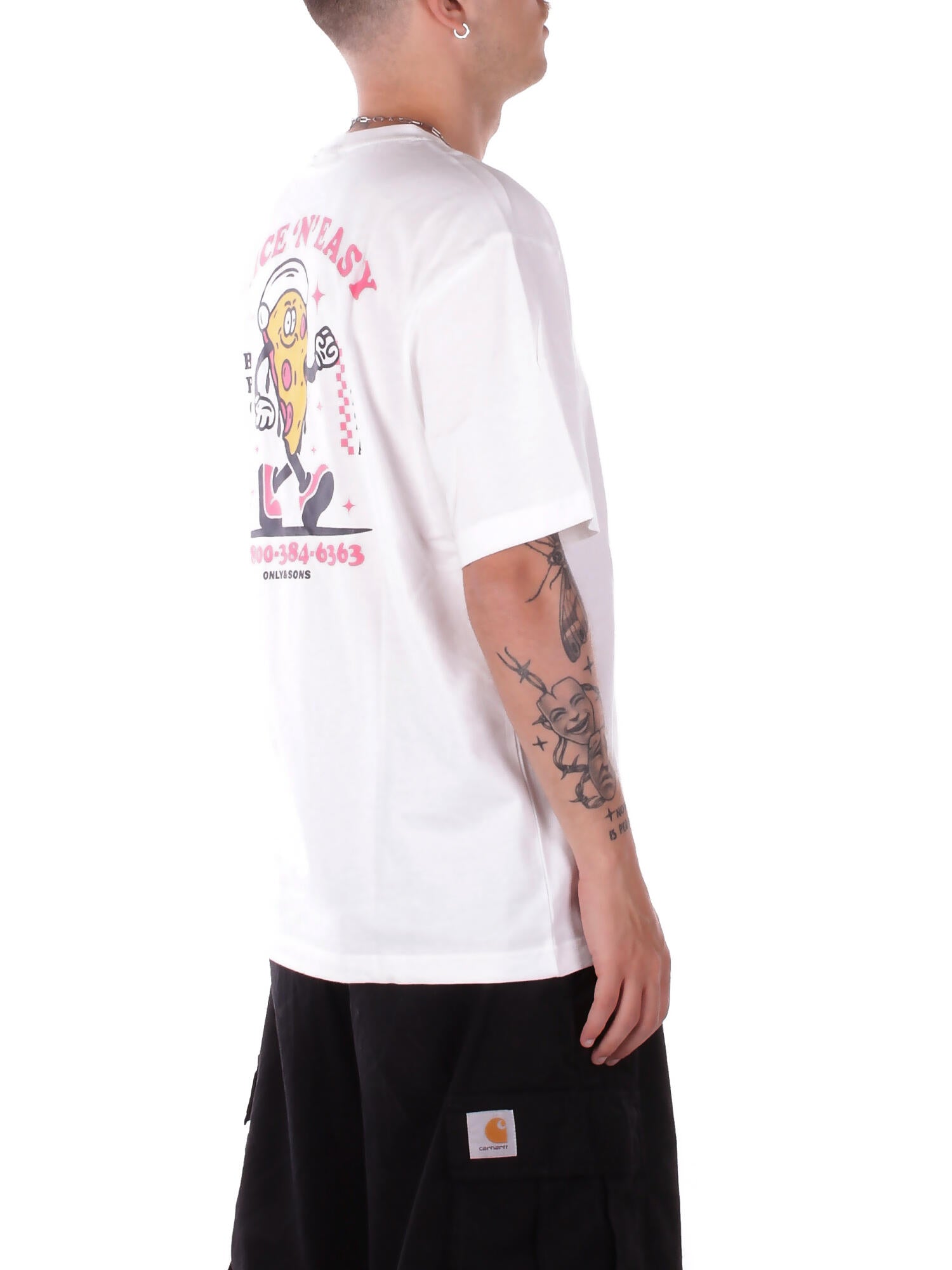 Image of ONLY & SONS Uomo T-shirt 22035827 WHITE Onstristan rlx ss tee White