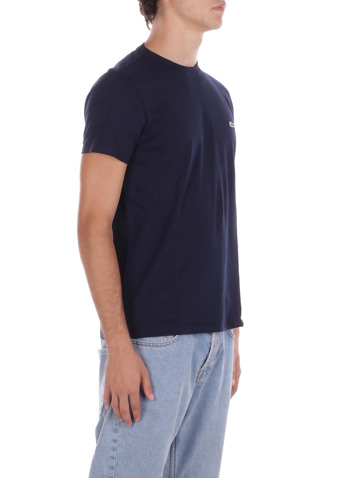 Image of LACOSTE Uomo T-shirt TH6709 166 Tee shirt Blu