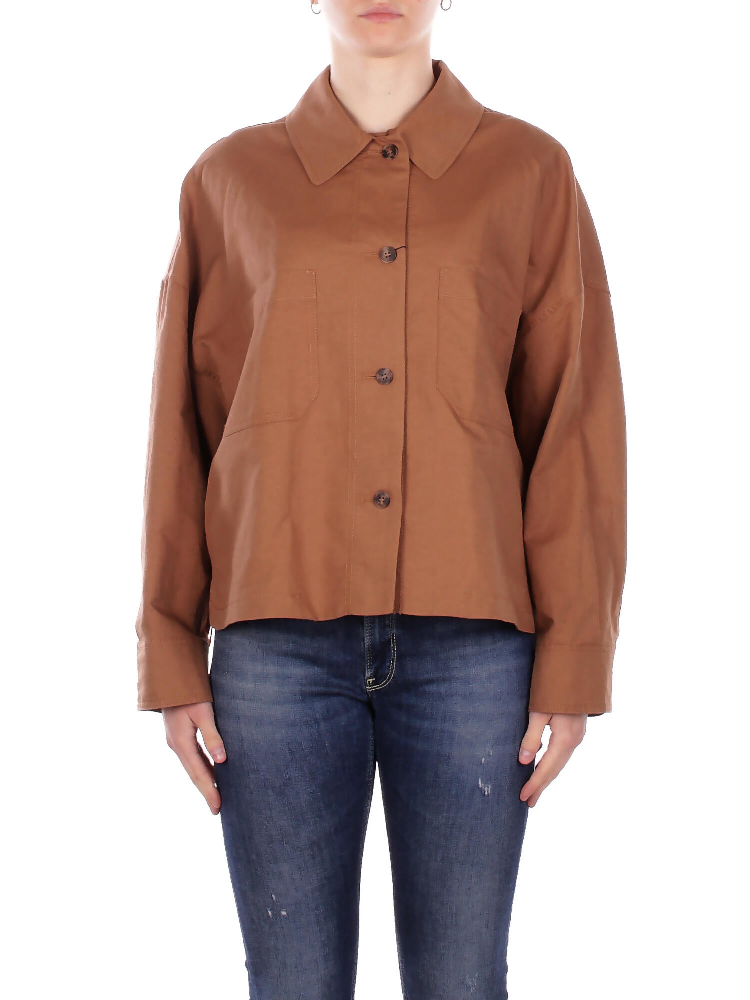 MAX MARA Donna Giacca 2615041082600 002 Wkd vettura Cuoio