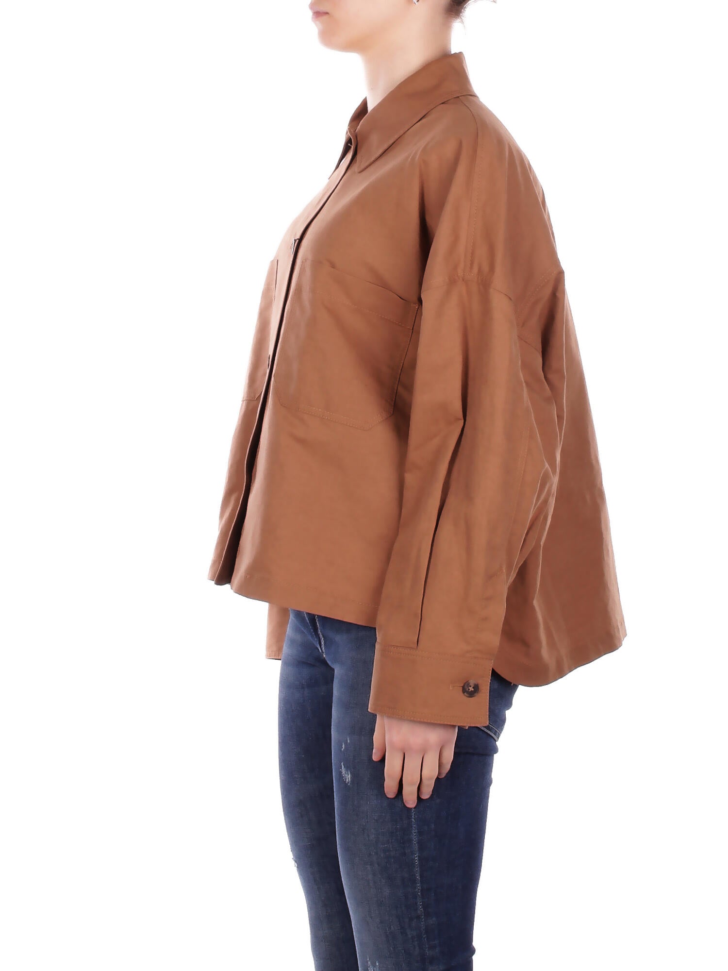 MAX MARA Donna Giacca 2615041082600 002 Wkd vettura Cuoio