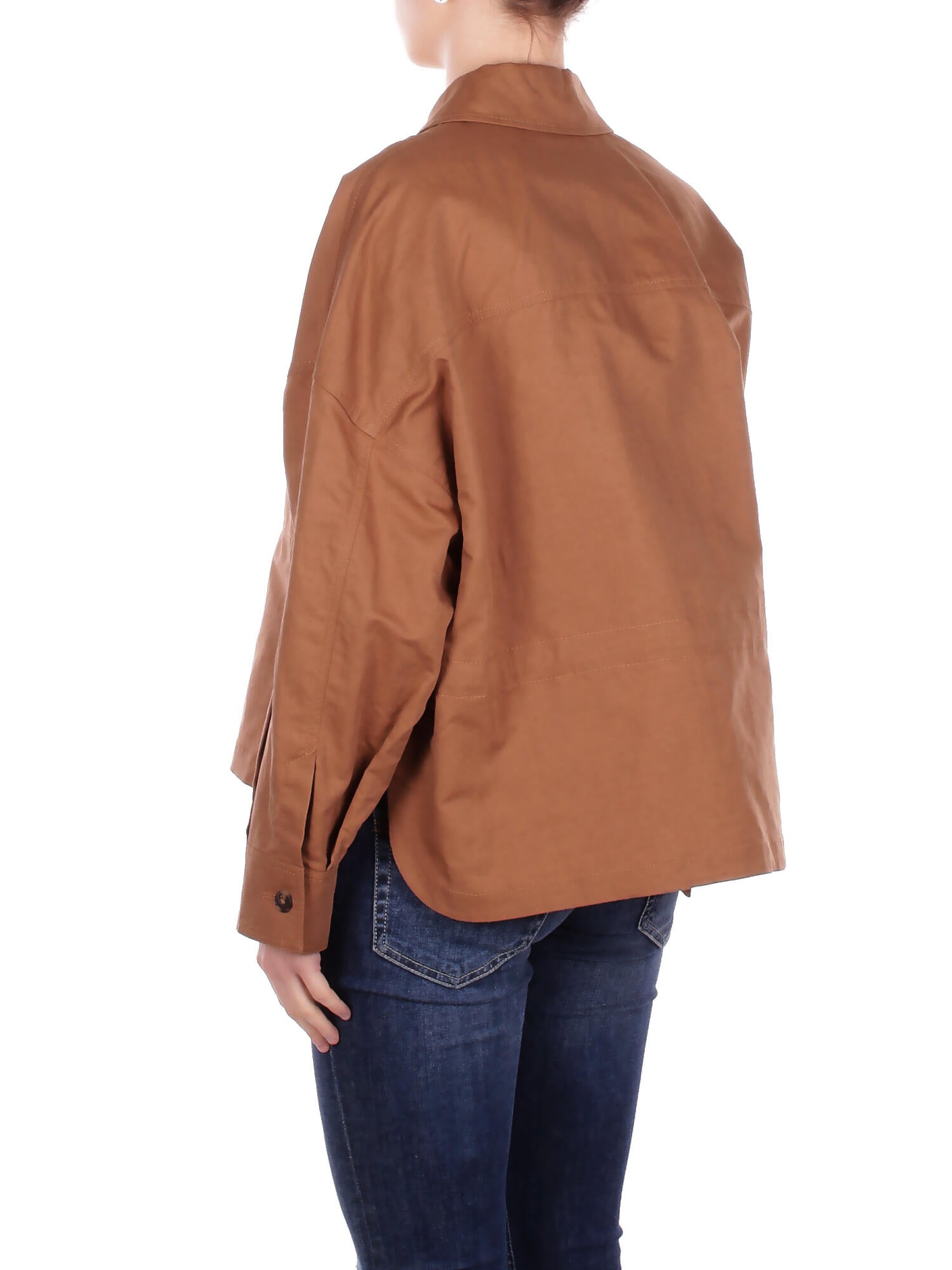 Image of MAX MARA Donna Giacca 2615041082600 002 Wkd vettura Cuoio