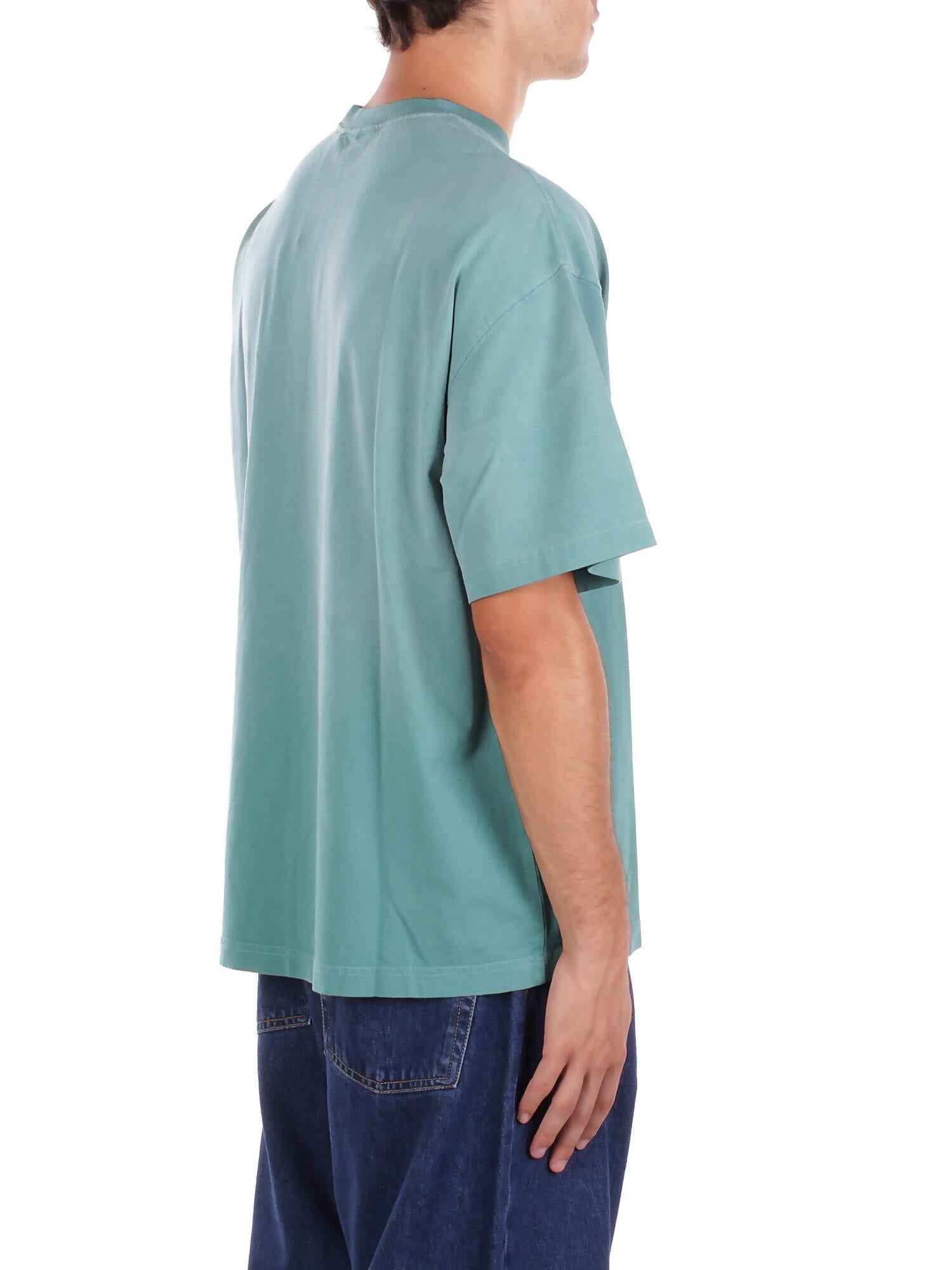Image of CARHARTT WIP Uomo T-shirt I035140 2ZU5F S/s hudson pocket t-shirt Verdino