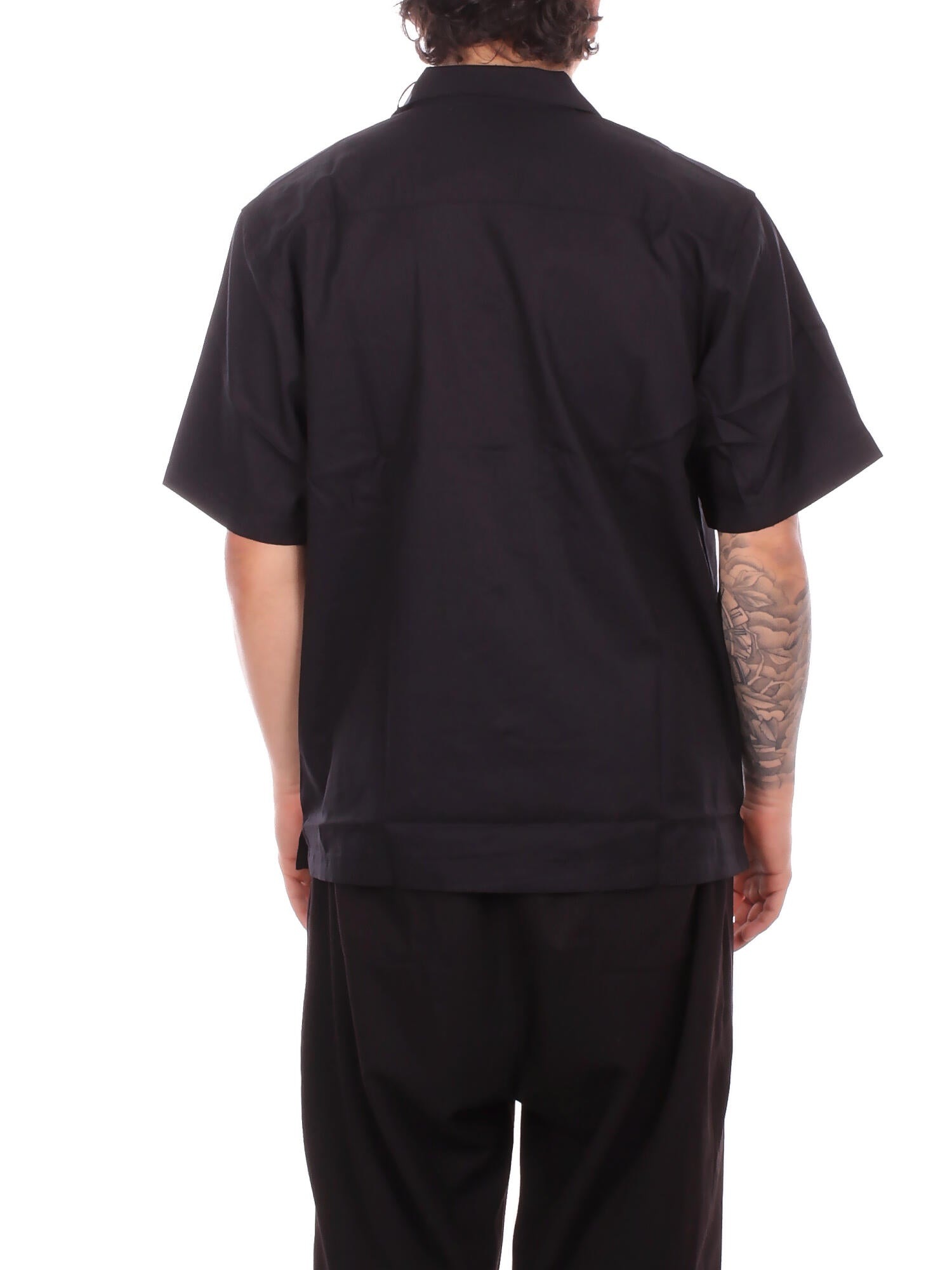 Image of CARHARTT WIP Uomo Camicia I031465 0D2XX S\s alan shirt Black white