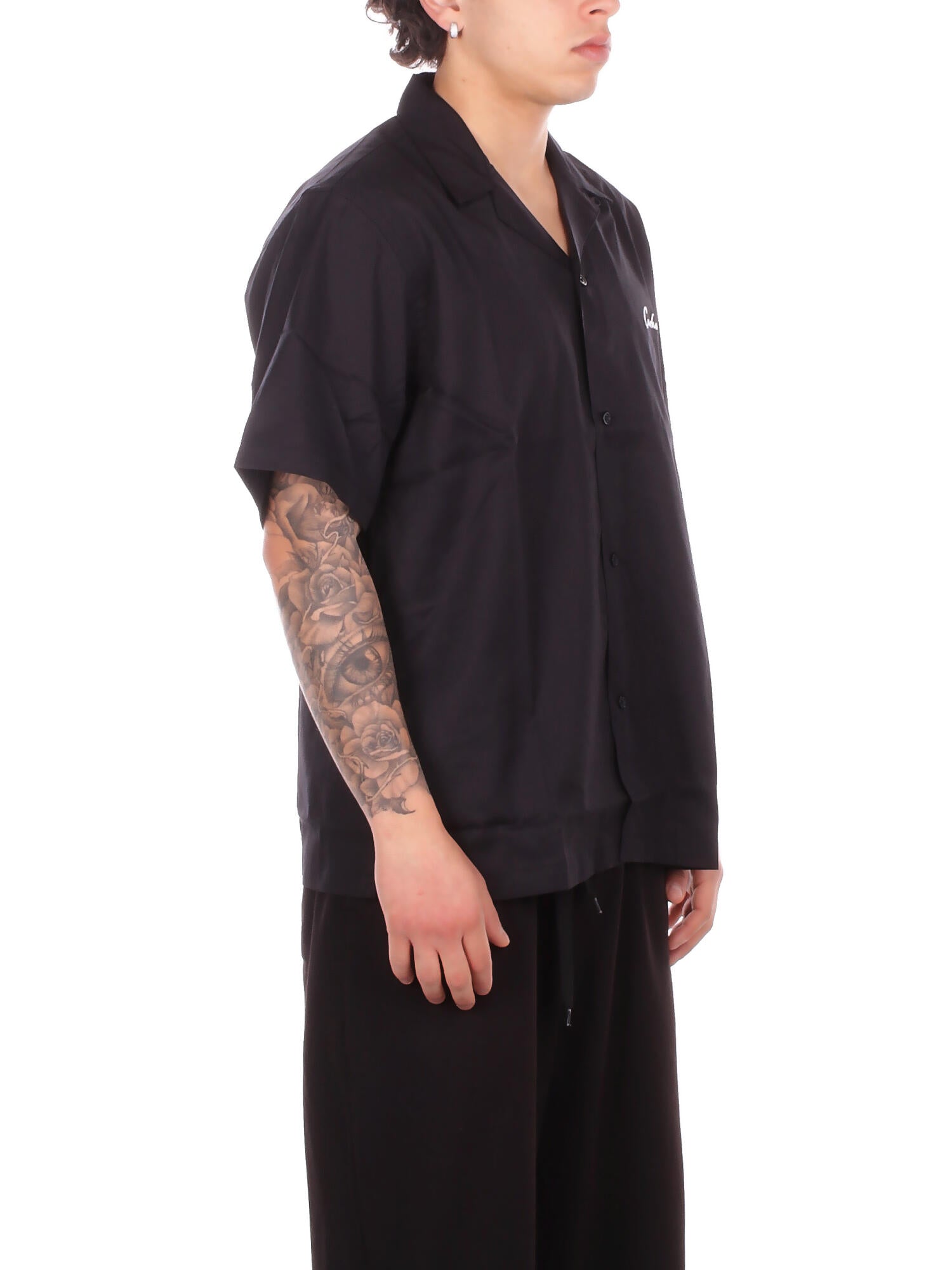 Image of CARHARTT WIP Uomo Camicia I031465 0D2XX S\s alan shirt Black white