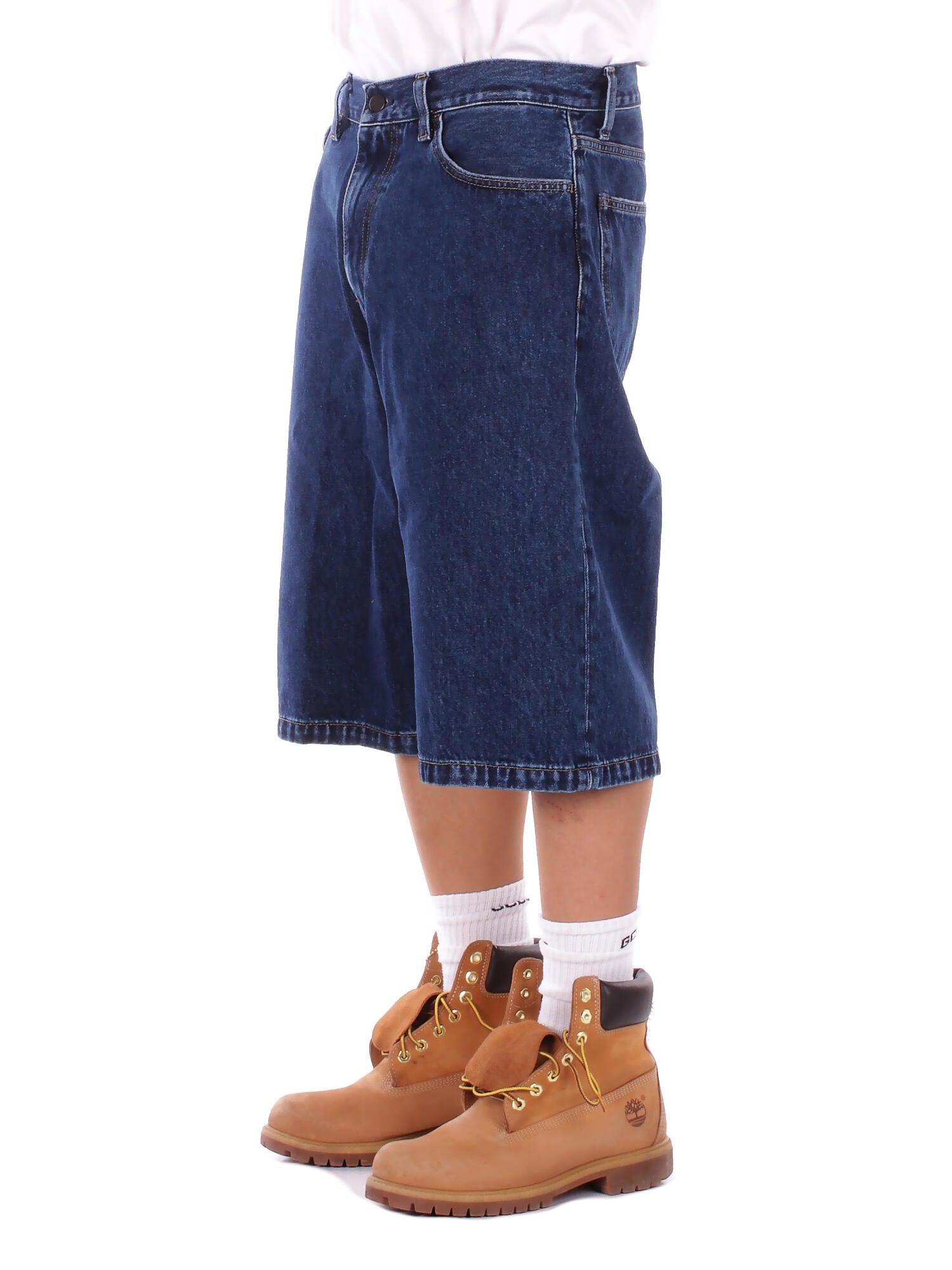 CARHARTT WIP Uomo Shorts I036587 0106 Langdon short smith denim Blu denim