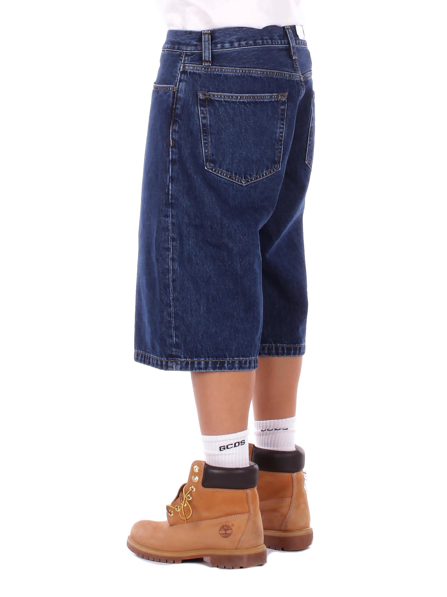 CARHARTT WIP Uomo Shorts I036587 0106 Langdon short smith denim Blu denim