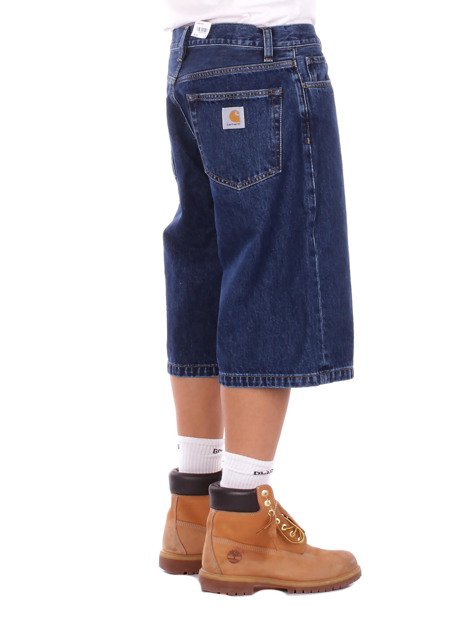 Image of CARHARTT WIP Uomo Shorts I036587 0106 Langdon short smith denim Blu denim