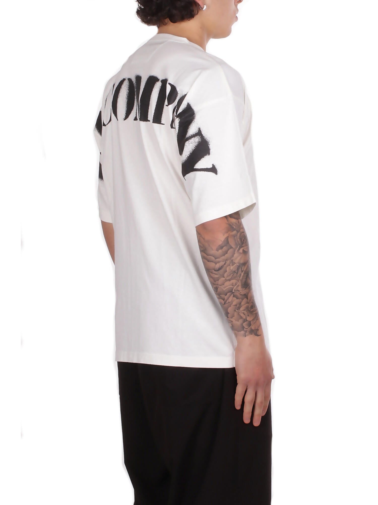 Image of CP COMPANY Uomo T-shirt 20CMTS213A006057O 103 T-shirts short sleeve in 1020 Gauze white