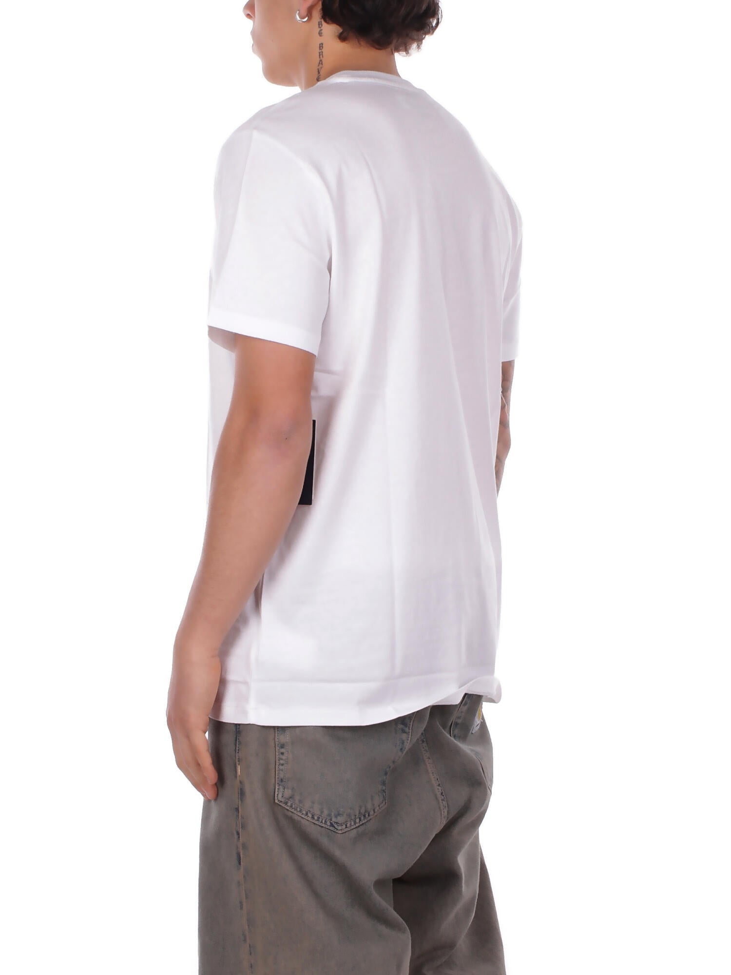Image of RALPH LAUREN Uomo T-shirt 714844756 005 S\s crew sleep top White navy