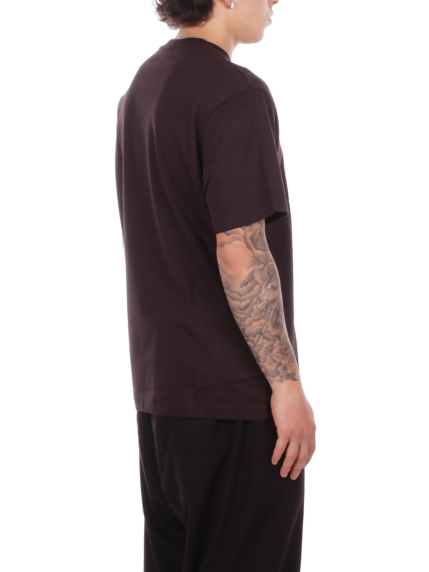 Image of LACOSTE Uomo T-shirt TH7318 3LA Tee shirt Marrone