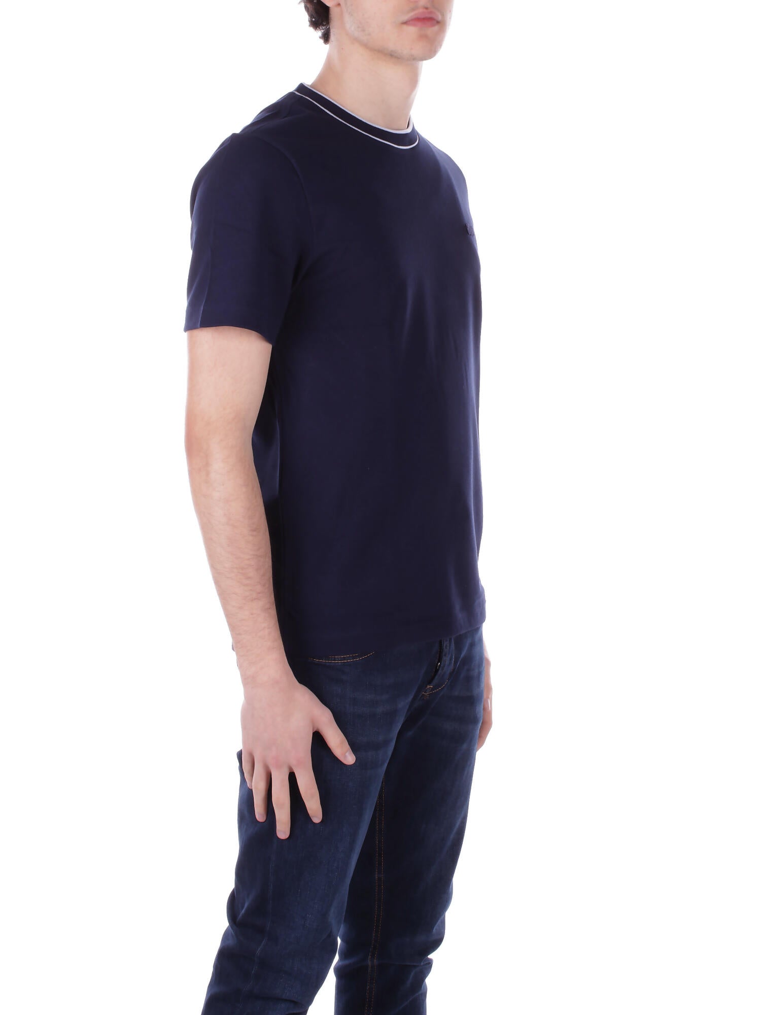 Image of LACOSTE Uomo Maglia TH8174 166 Tee shirt Blu