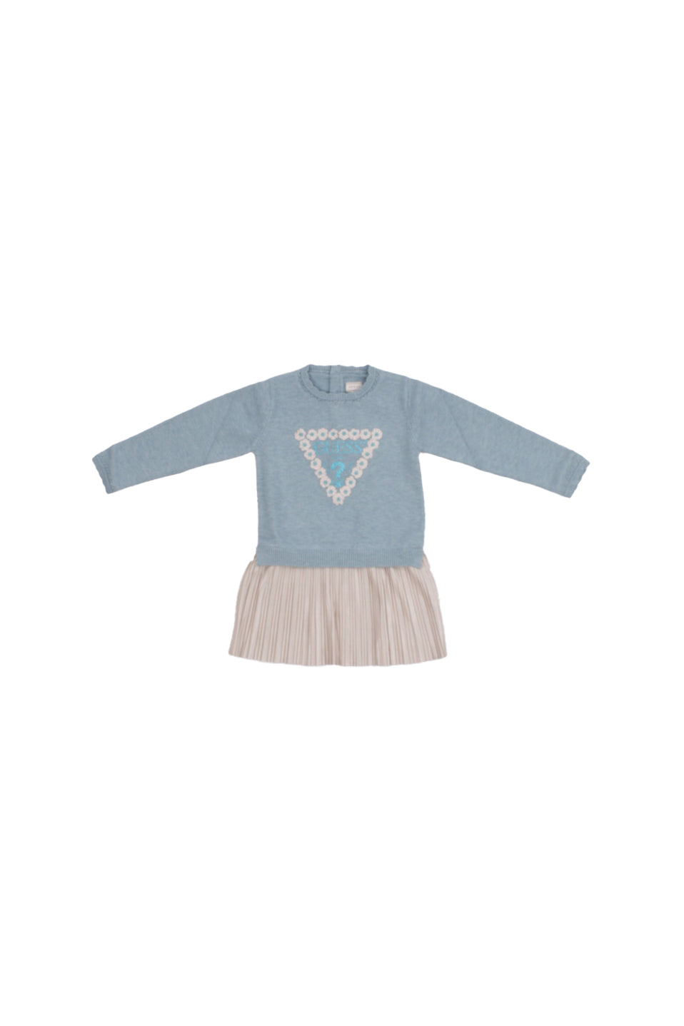 GUESS Bambina Abito K5YK08 Z3OS0 F7TG Ls mixed fabric dress Blu light