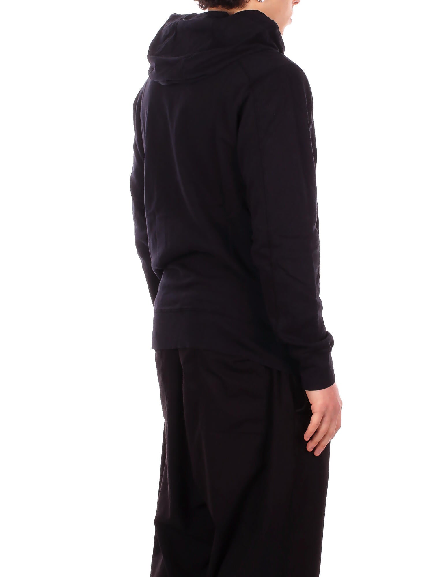 CP COMPANY Uomo Felpa 20CMSS081A002246G 999 Light fleece zip hooded lens s Black