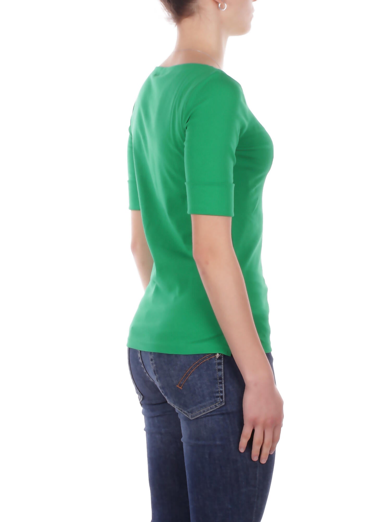 RALPH LAUREN Donna Maglia 200654963 098 Judy elbow sleeve knit Verde