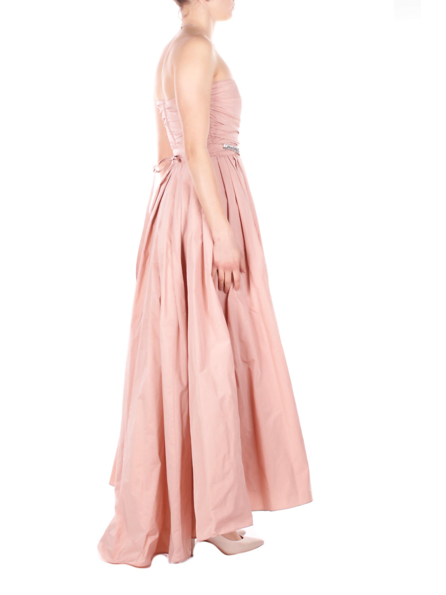 Image of PINKO Donna Abito 106254A327 Q35 Dattero abito taffeta Rosa