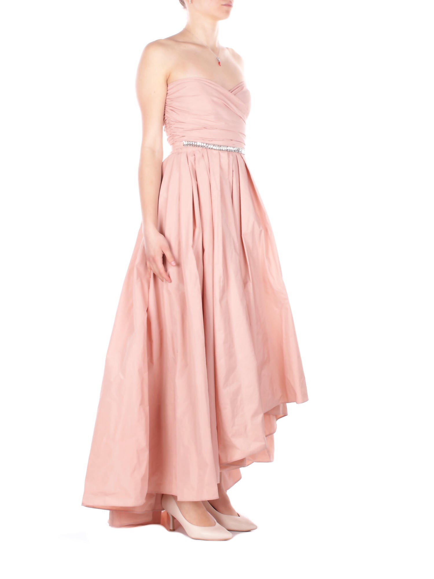 Image of PINKO Donna Abito 106254A327 Q35 Dattero abito taffeta Rosa