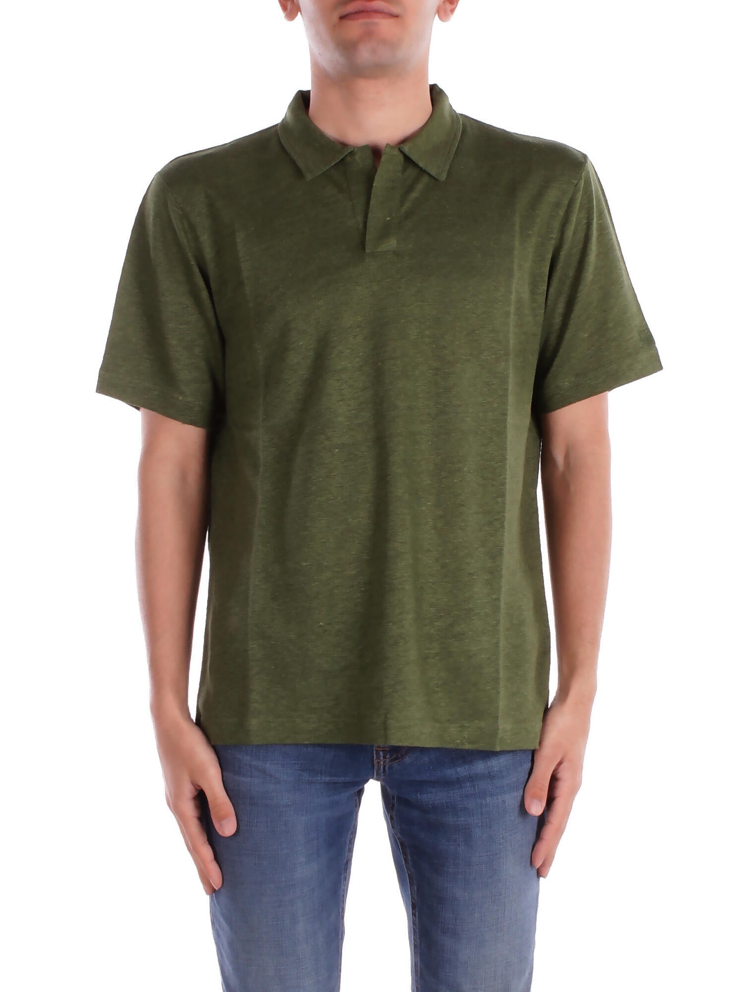Image of MC2 SAINT BARTH Uomo Polo FRS0001 00019H 52 Fraser Militare