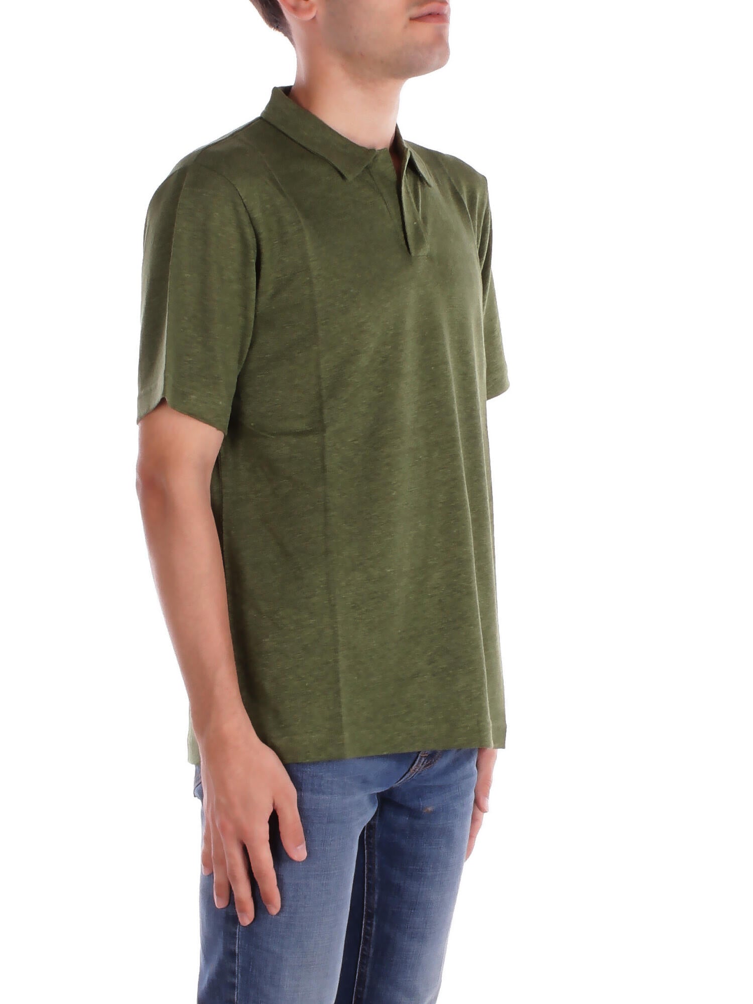 Image of MC2 SAINT BARTH Uomo Polo FRS0001 00019H 52 Fraser Militare