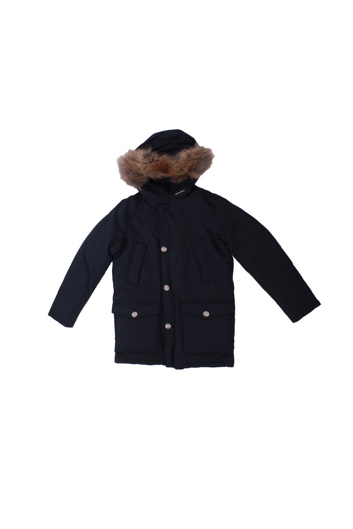 WOOLRICH Unisex Junior Giubbotto CFWKOU0187MRUT0641 MLB Arctic detachable fur parka Blu
