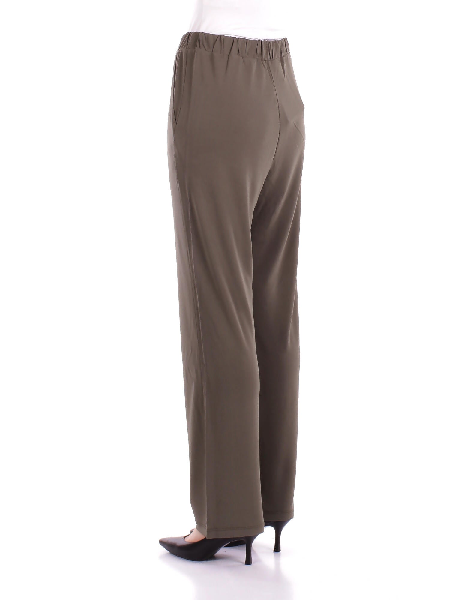 Image of MAX MARA Donna Pantalone GINOSA 001 Pantalone in jersey Verde scuro
