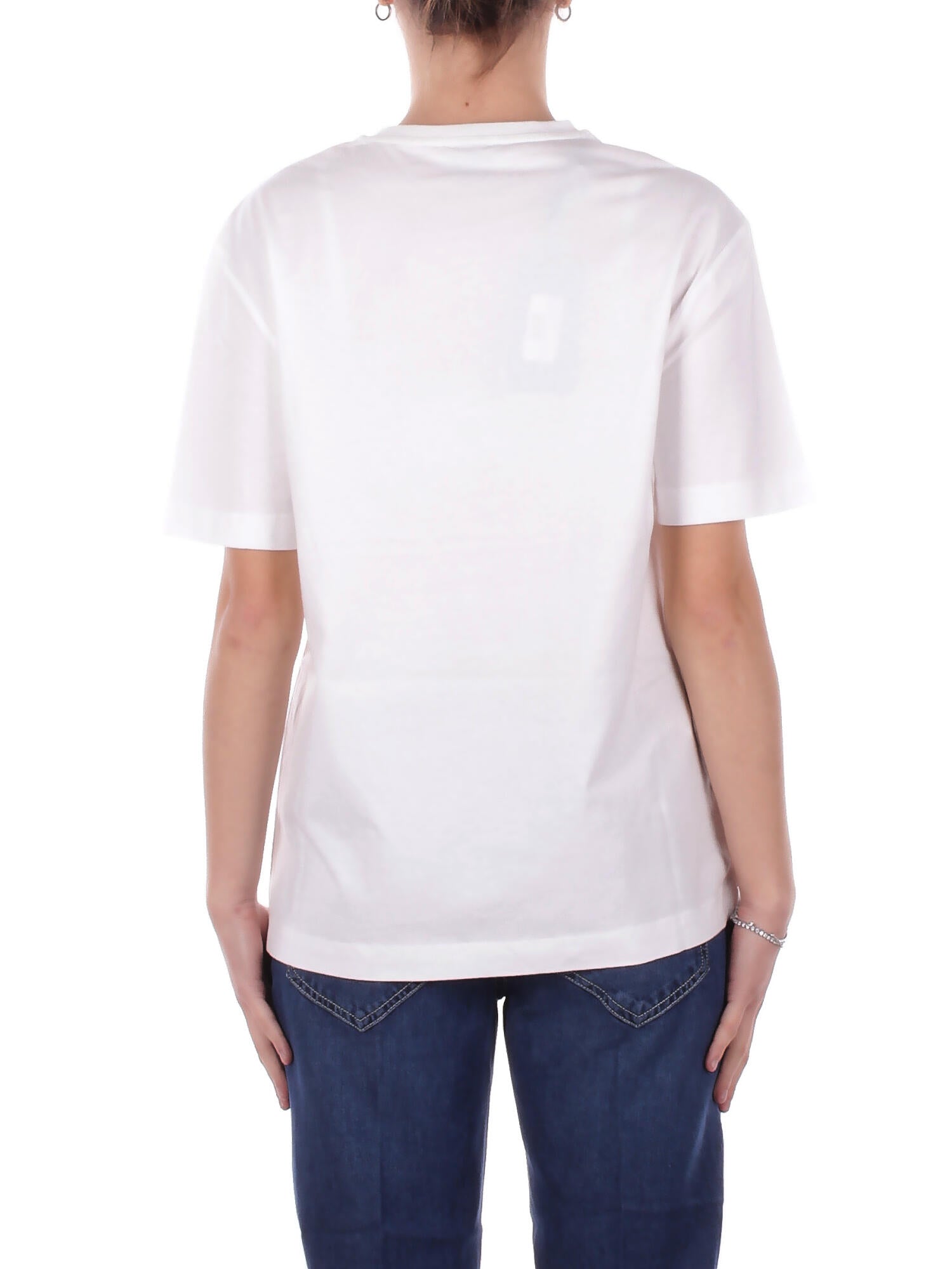 Image of PINKO Donna T-shirt 105526A33F Z05 Strepitoso t-shirt jersey Bianco