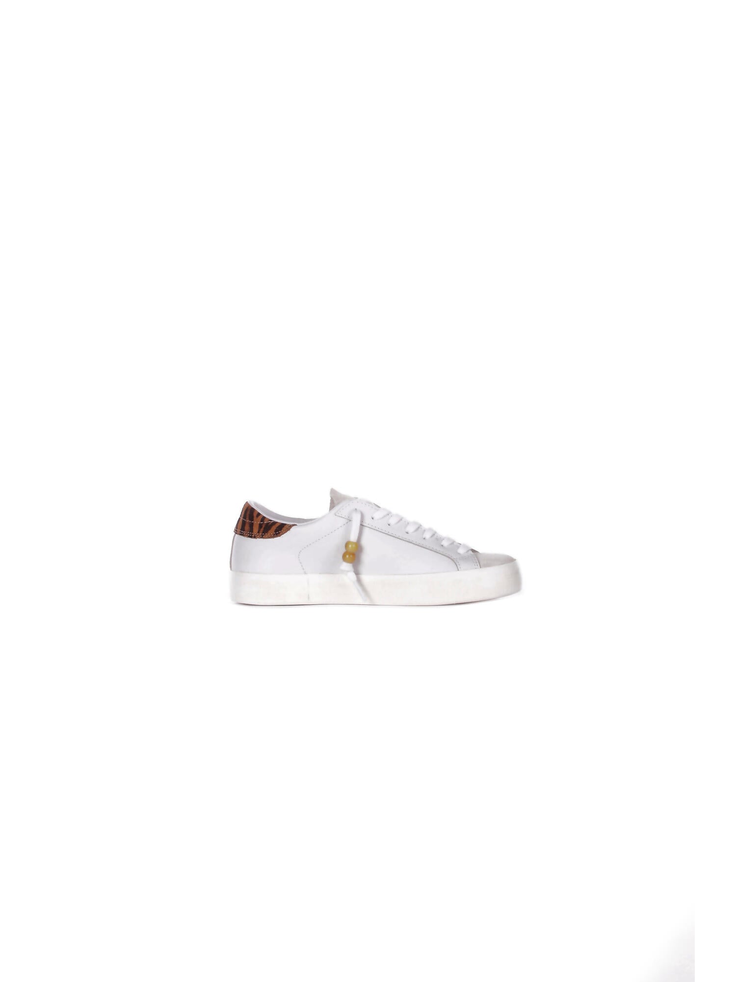 Image of D.A.T.E. Donna Sneakers W441 HL CA WD Hill low calf Bianco leopardato