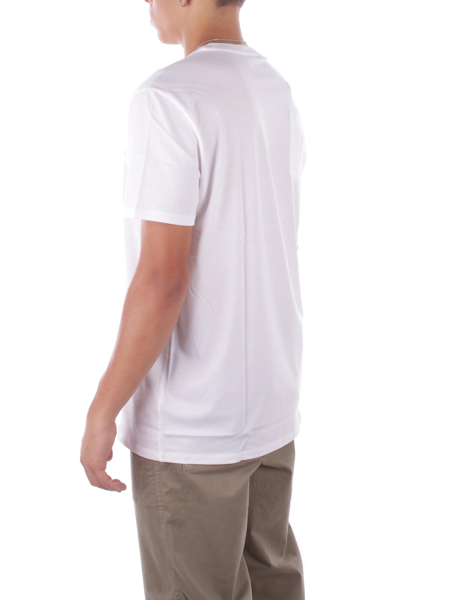 Image of LACOSTE Uomo T-shirt TH6709 001 Tee shirt Bianco